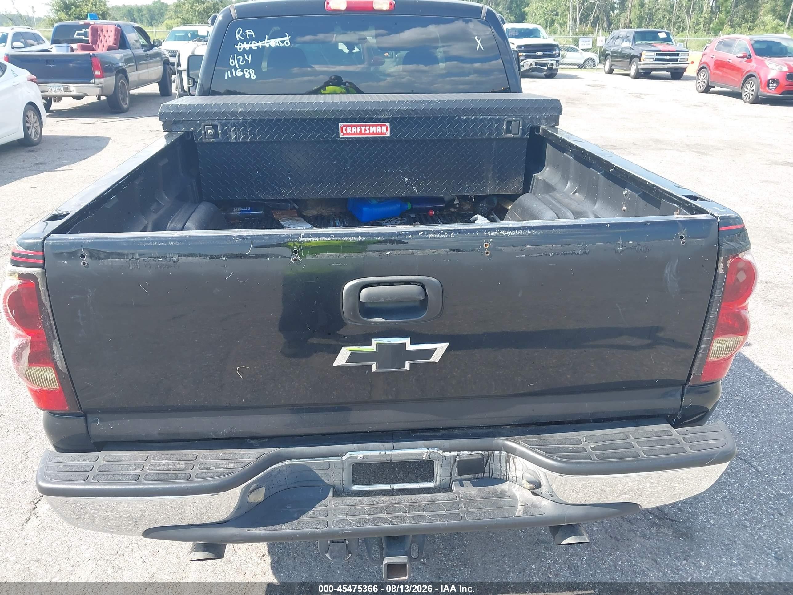 2006 Chevrolet Silverado 1500 Lt2 Black vin: 2GCEK19B461111688