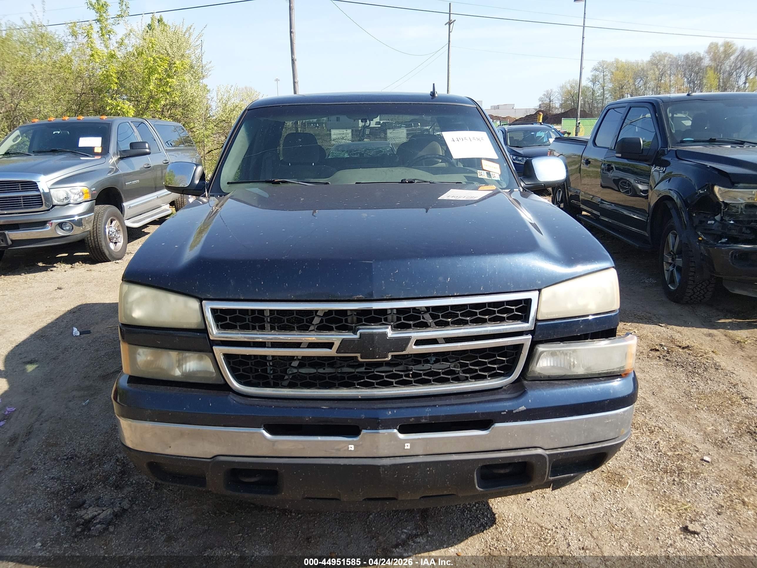 2006 Chevrolet Silverado 1500 Lt1 Navy vin: 2GCEK19B461302298