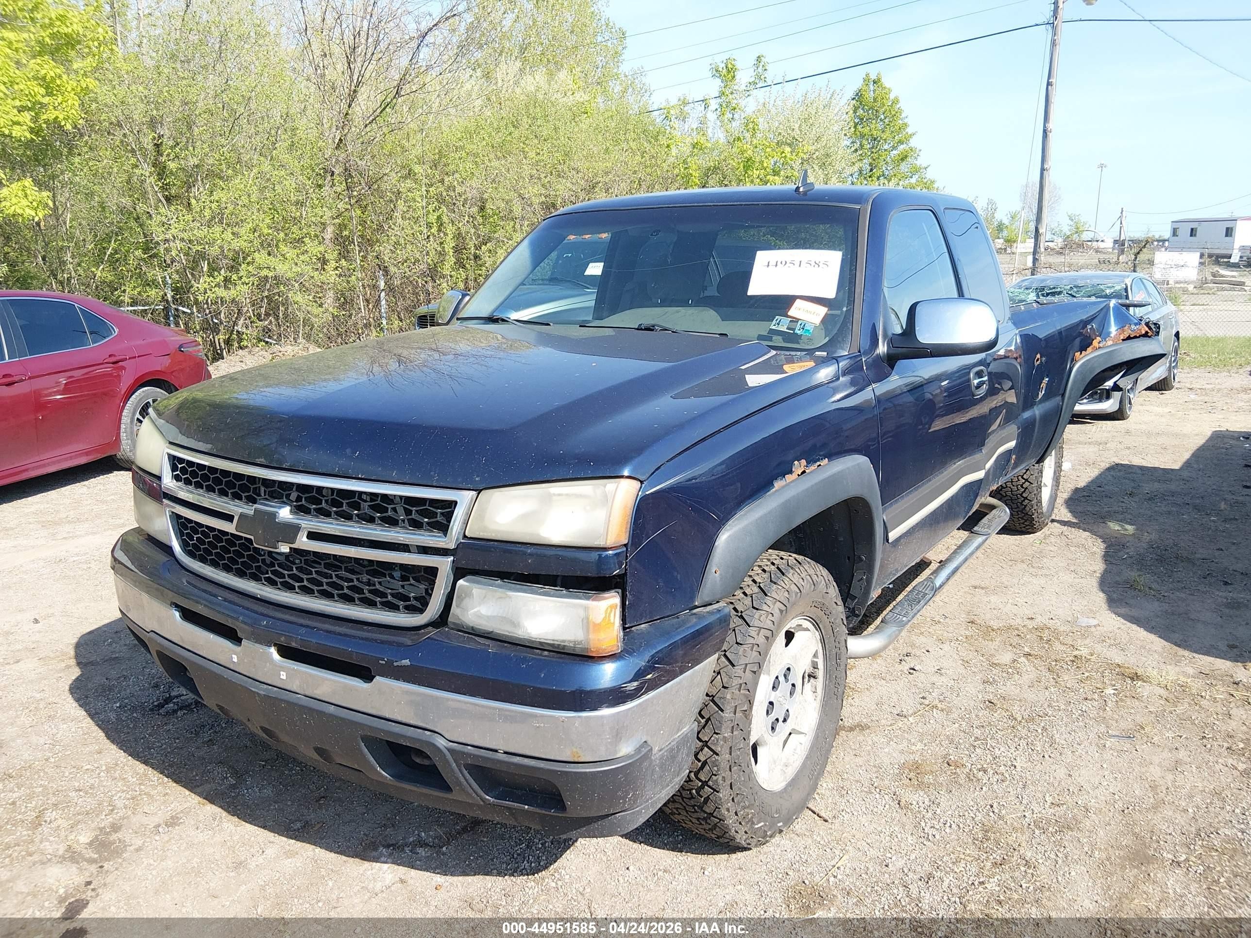 2006 Chevrolet Silverado 1500 Lt1 Navy vin: 2GCEK19B461302298