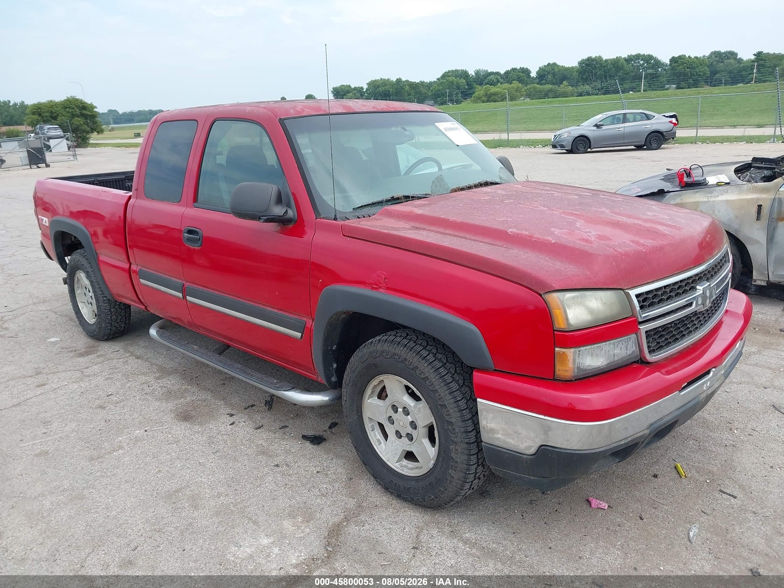 2006 Chevrolet Silverado 1500 Lt1 Red vin: 2GCEK19B561144294