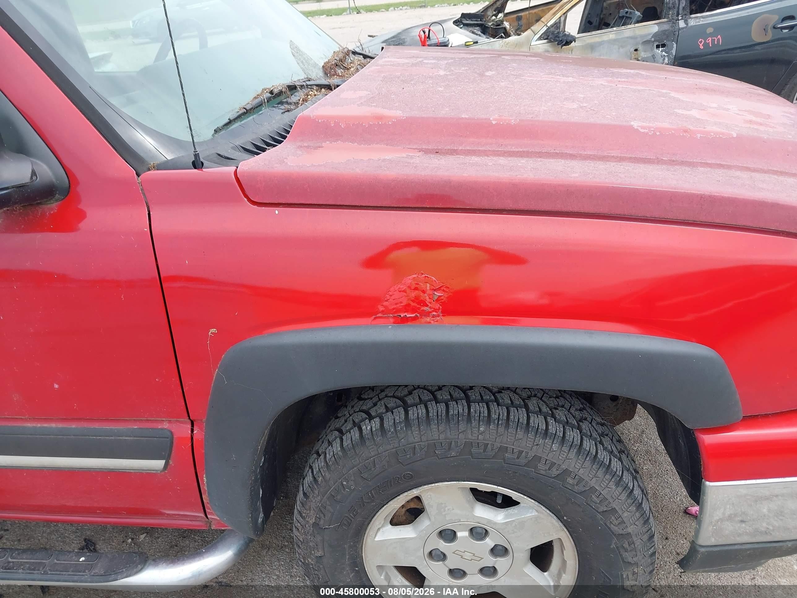 2006 Chevrolet Silverado 1500 Lt1 Red vin: 2GCEK19B561144294