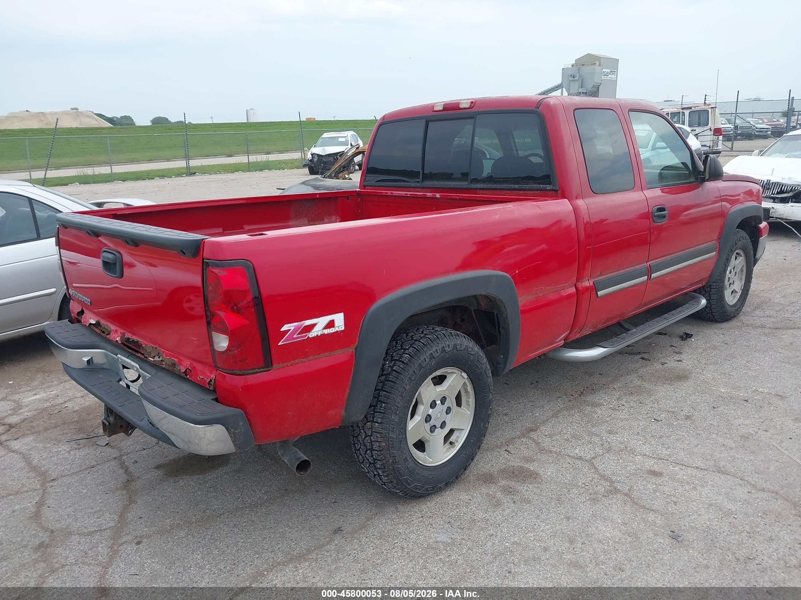 2006 Chevrolet Silverado 1500 Lt1 Red vin: 2GCEK19B561144294