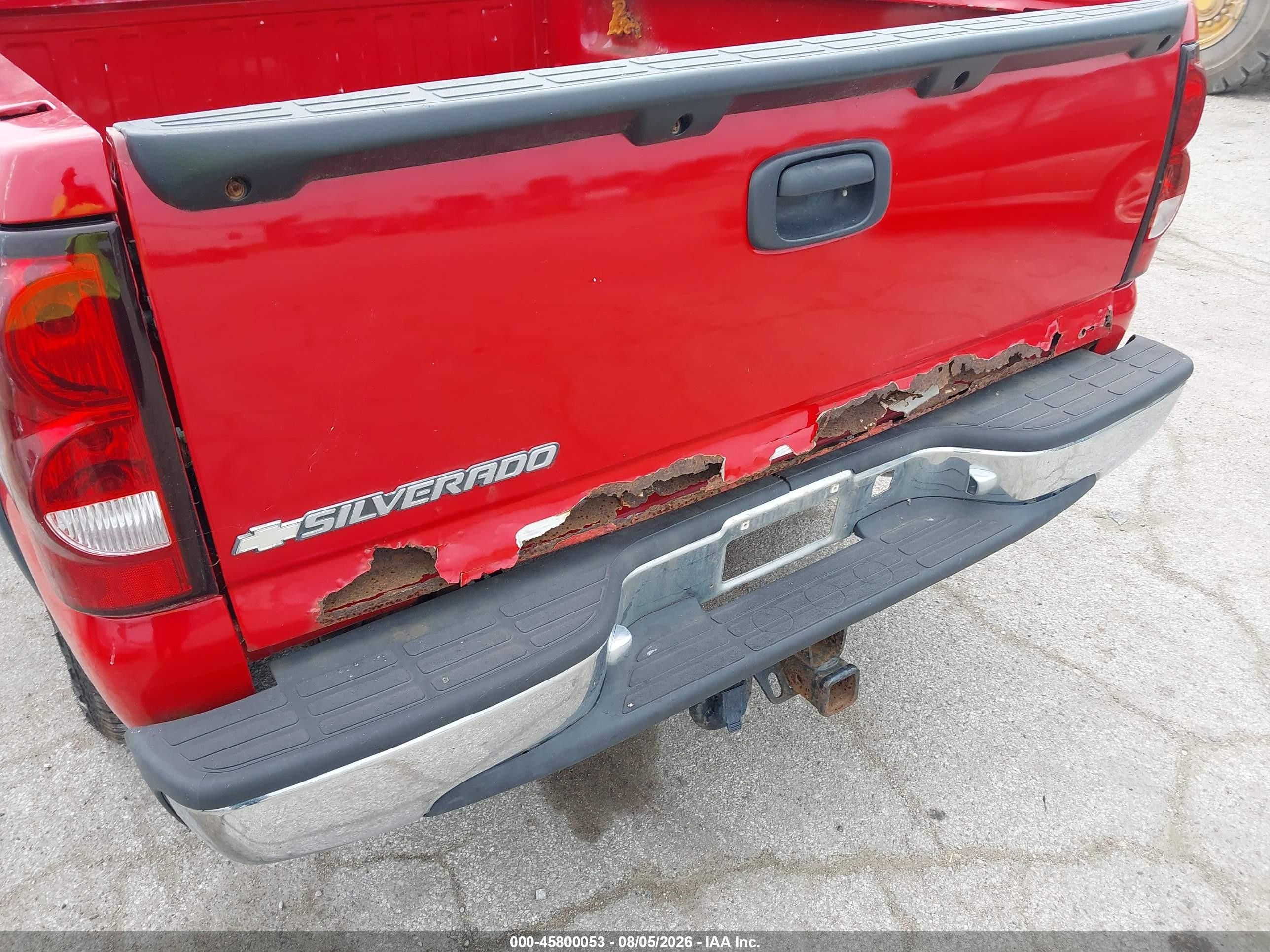 2006 Chevrolet Silverado 1500 Lt1 Red vin: 2GCEK19B561144294