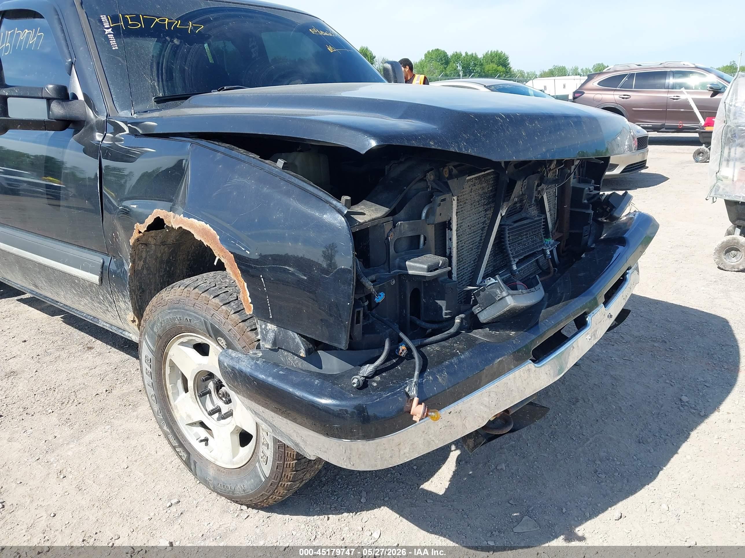 2006 Chevrolet Silverado 1500 Lt1 Black vin: 2GCEK19B661350918
