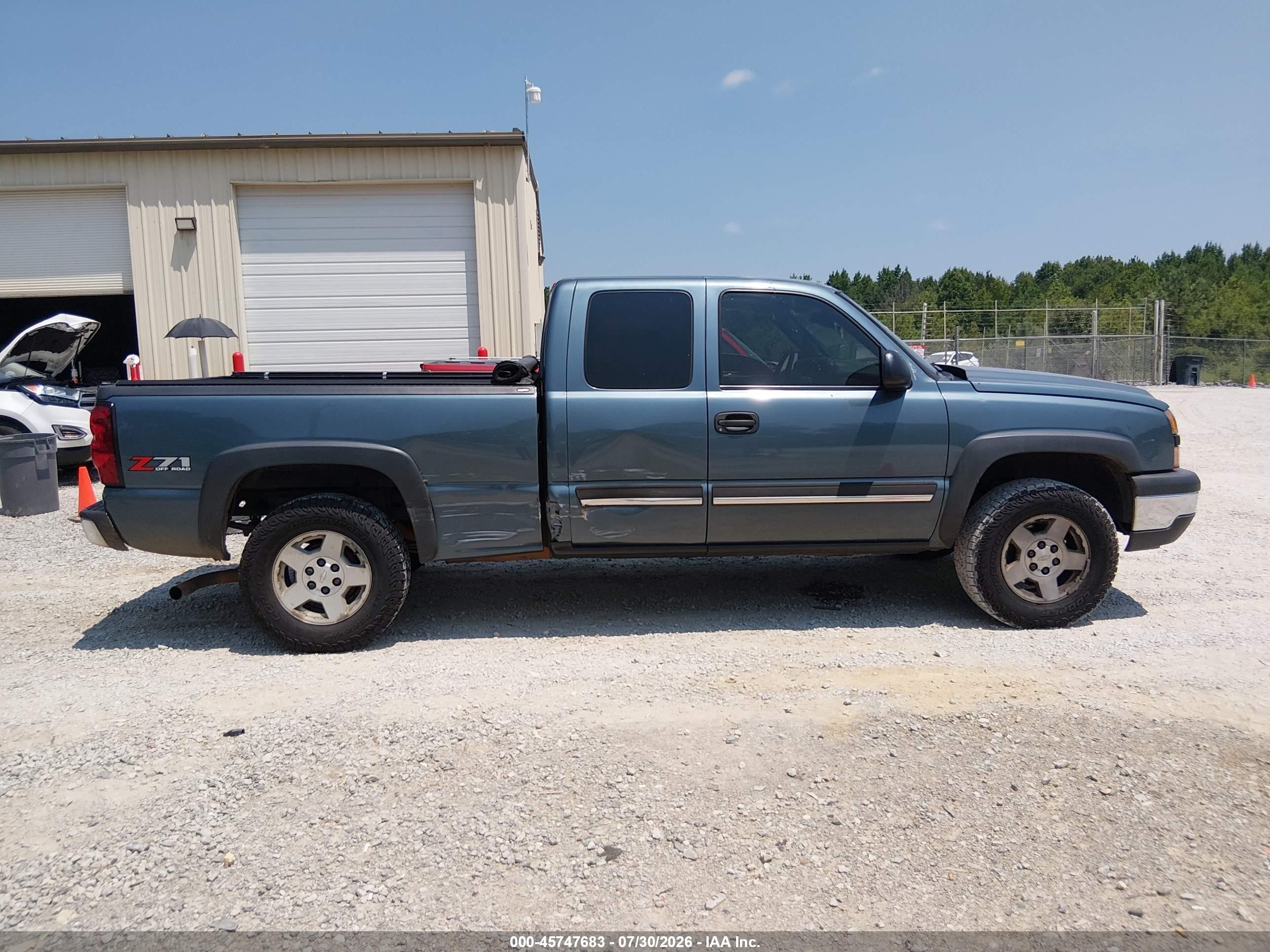 2007 Chevrolet Silverado 1500 Classic Lt3 Blue vin: 2GCEK19B771106552