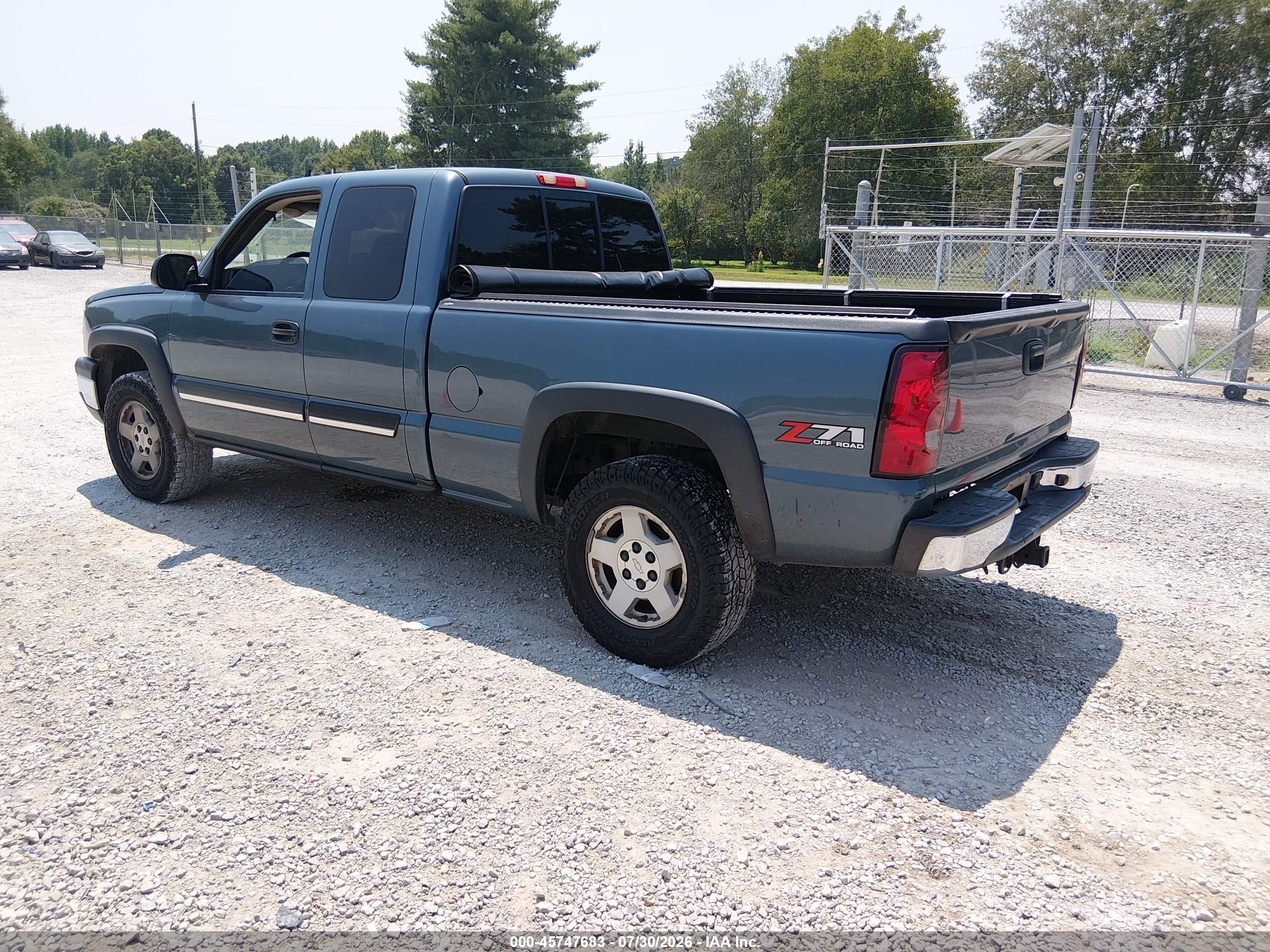 2007 Chevrolet Silverado 1500 Classic Lt3 Blue vin: 2GCEK19B771106552