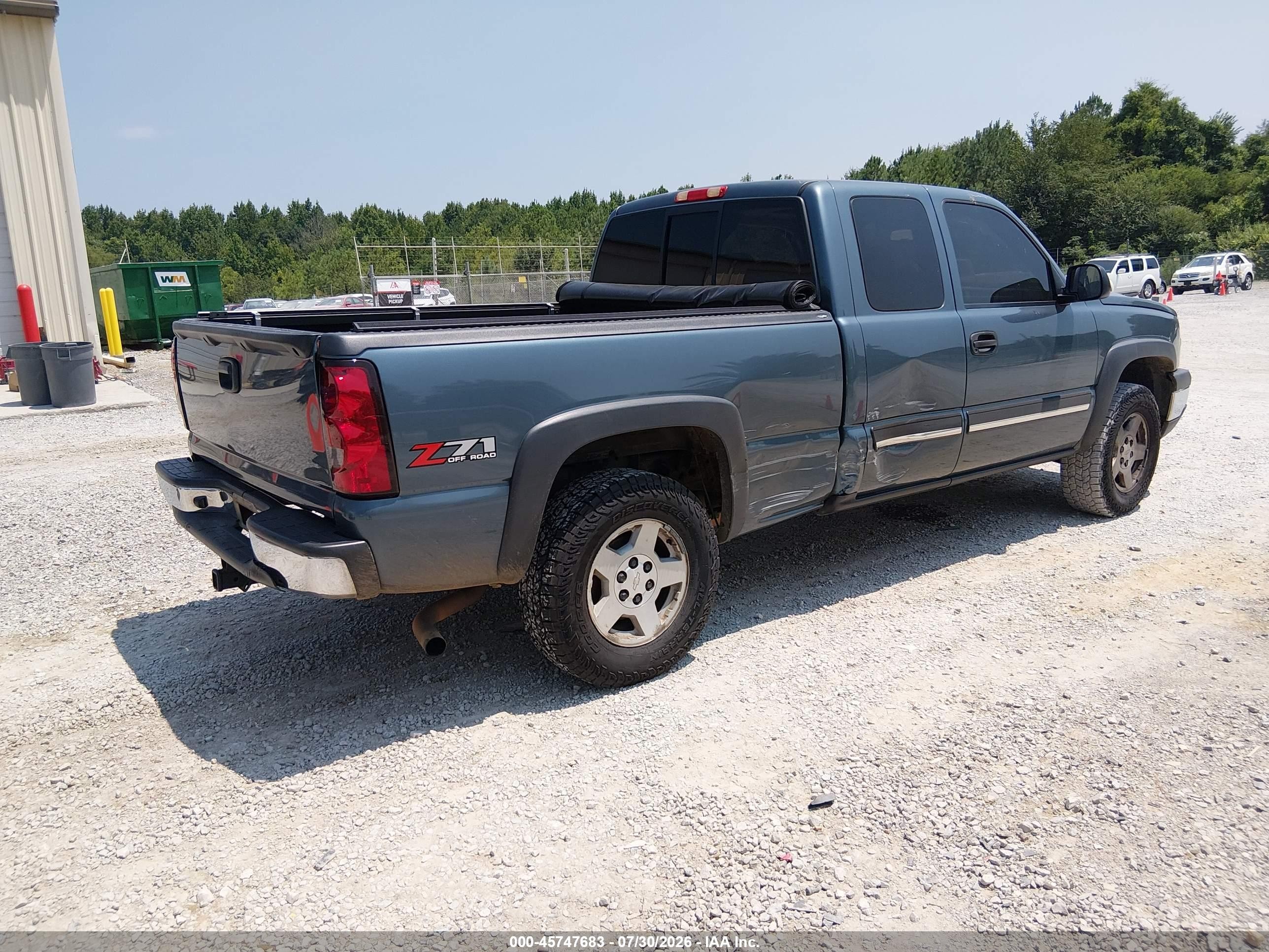 2007 Chevrolet Silverado 1500 Classic Lt3 Blue vin: 2GCEK19B771106552