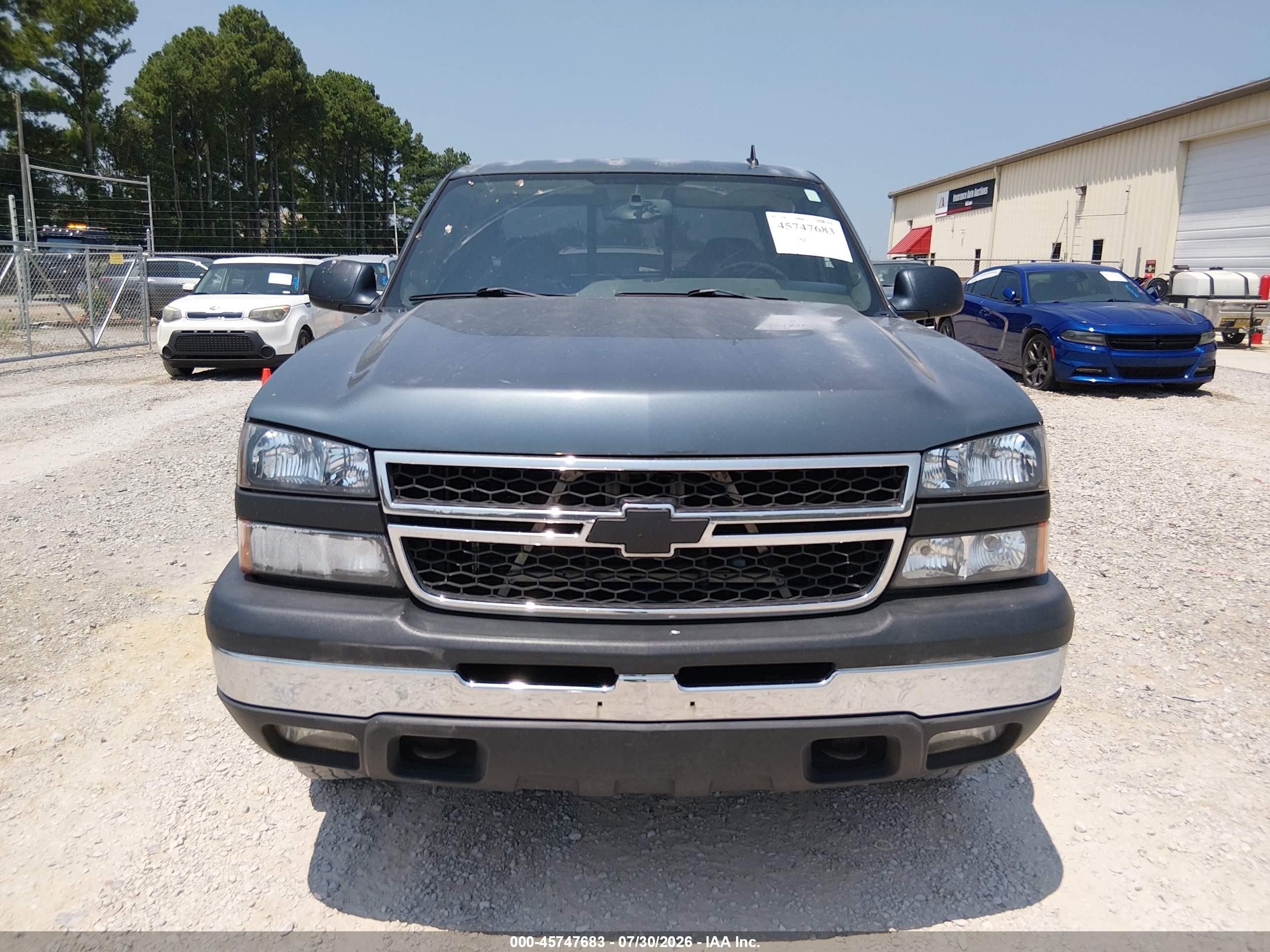 2007 Chevrolet Silverado 1500 Classic Lt3 Blue vin: 2GCEK19B771106552