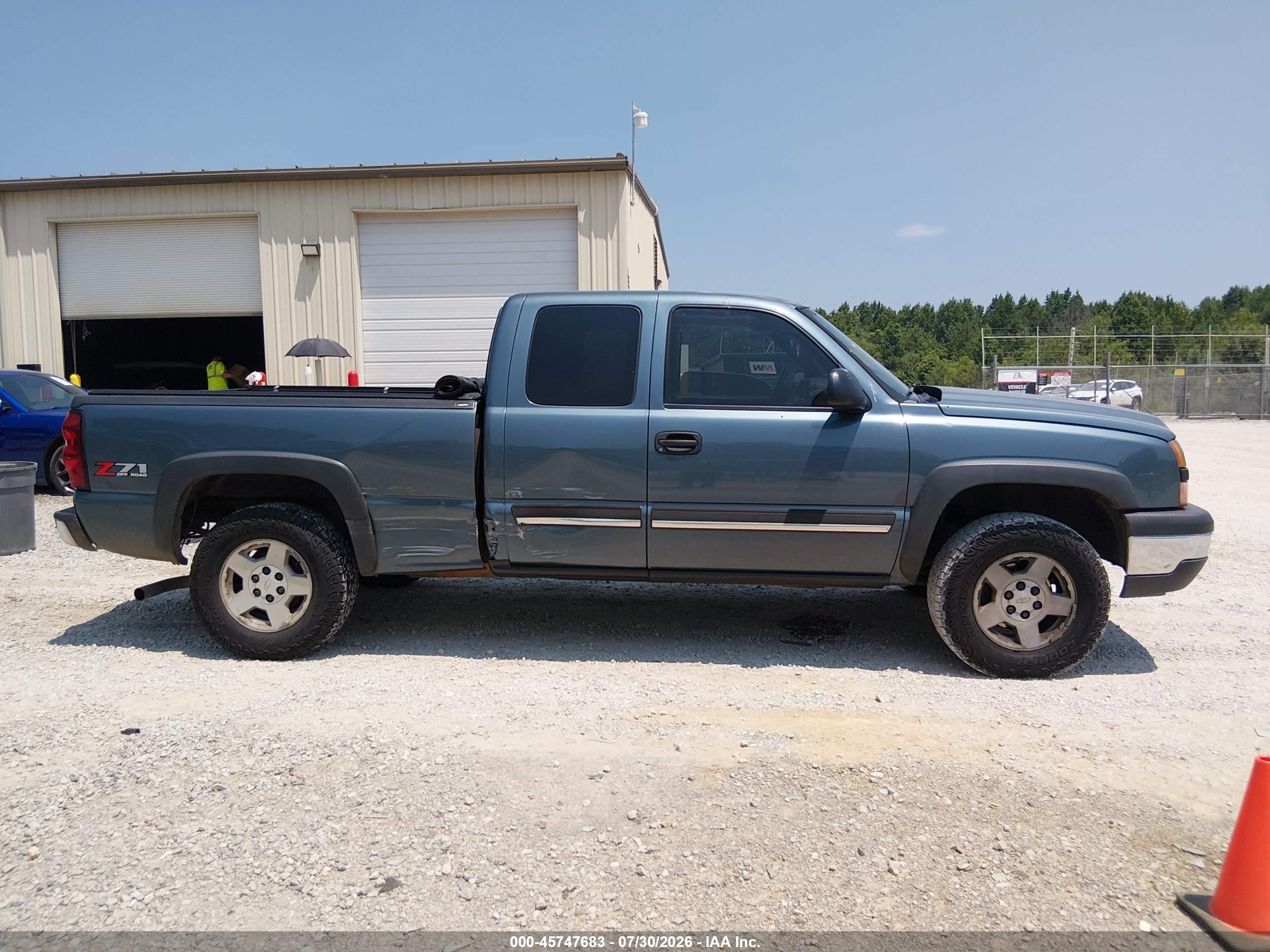 2007 Chevrolet Silverado 1500 Classic Lt3 Blue vin: 2GCEK19B771106552
