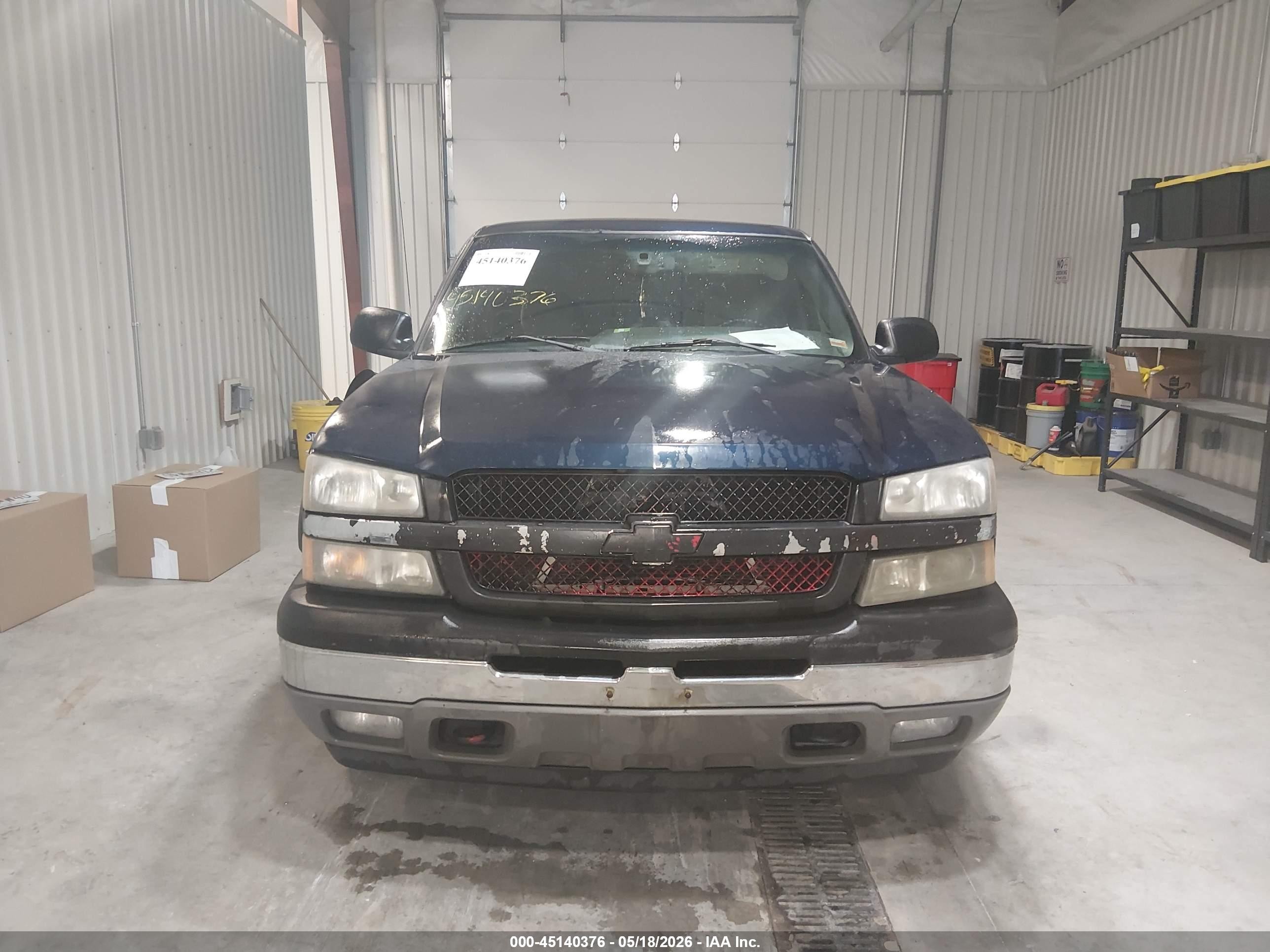2005 Chevrolet Silverado 1500 Z71 Blue vin: 2GCEK19B951321007