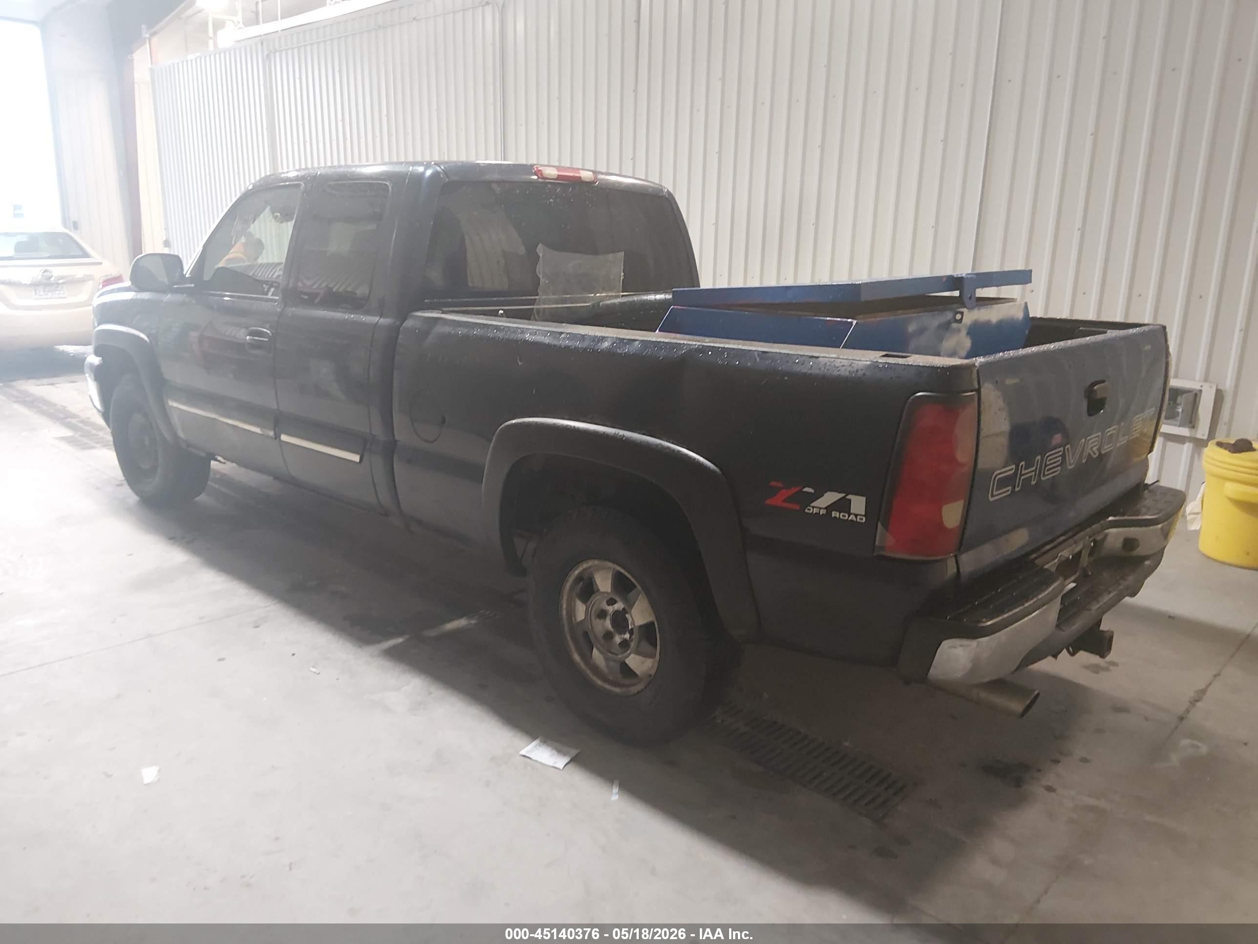 2005 Chevrolet Silverado 1500 Z71 Blue vin: 2GCEK19B951321007