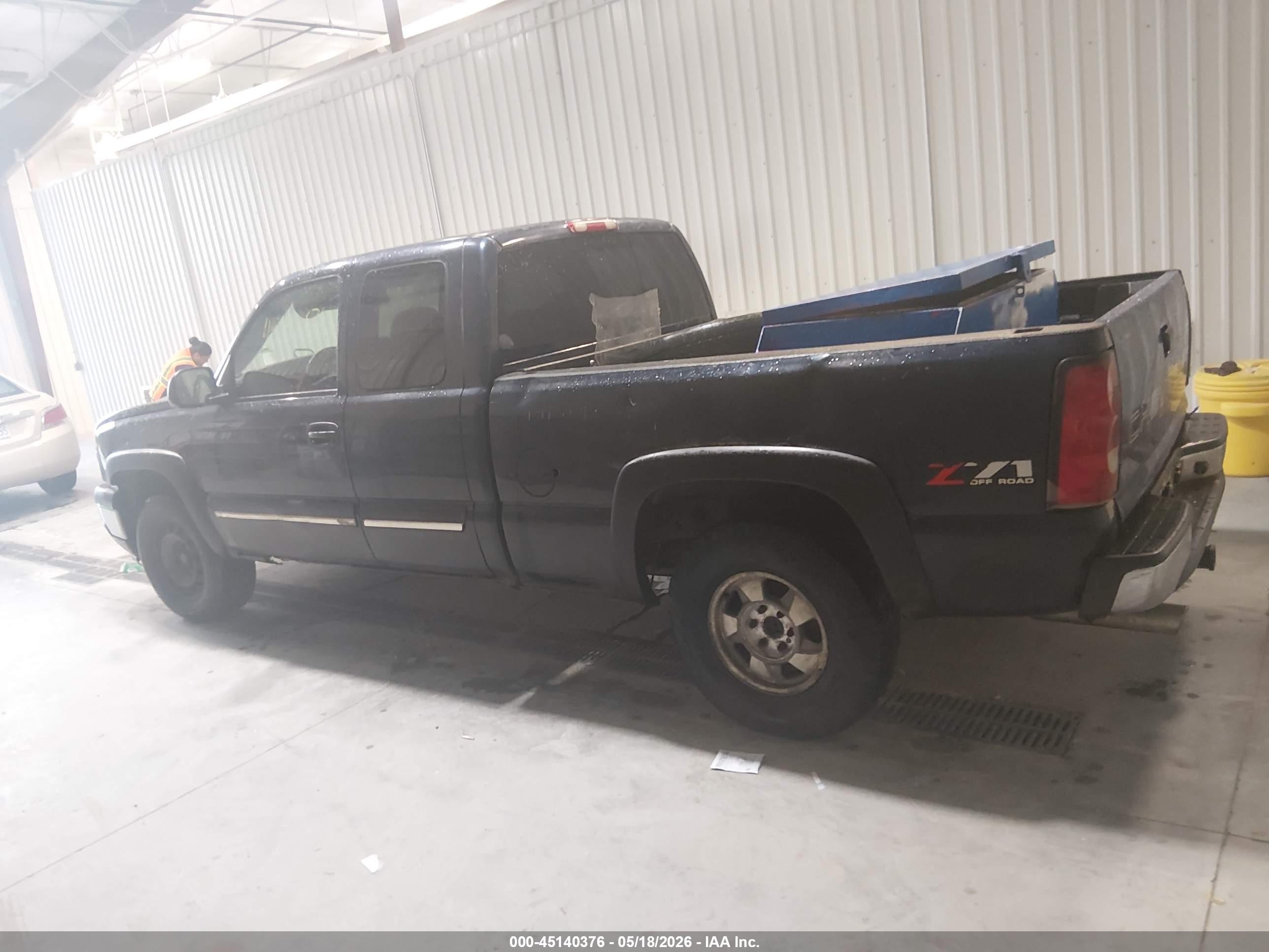 2005 Chevrolet Silverado 1500 Z71 Blue vin: 2GCEK19B951321007