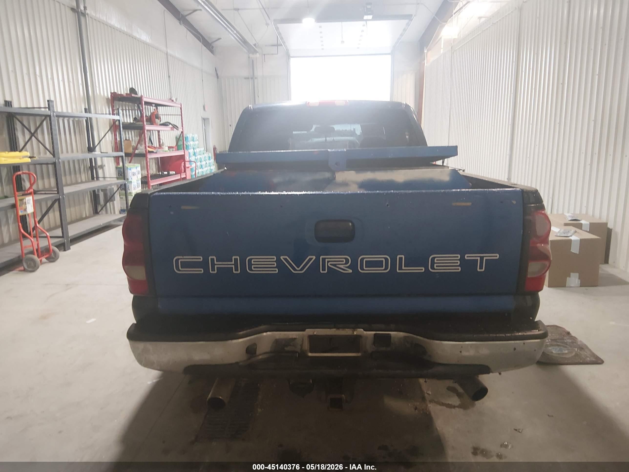 2005 Chevrolet Silverado 1500 Z71 Blue vin: 2GCEK19B951321007
