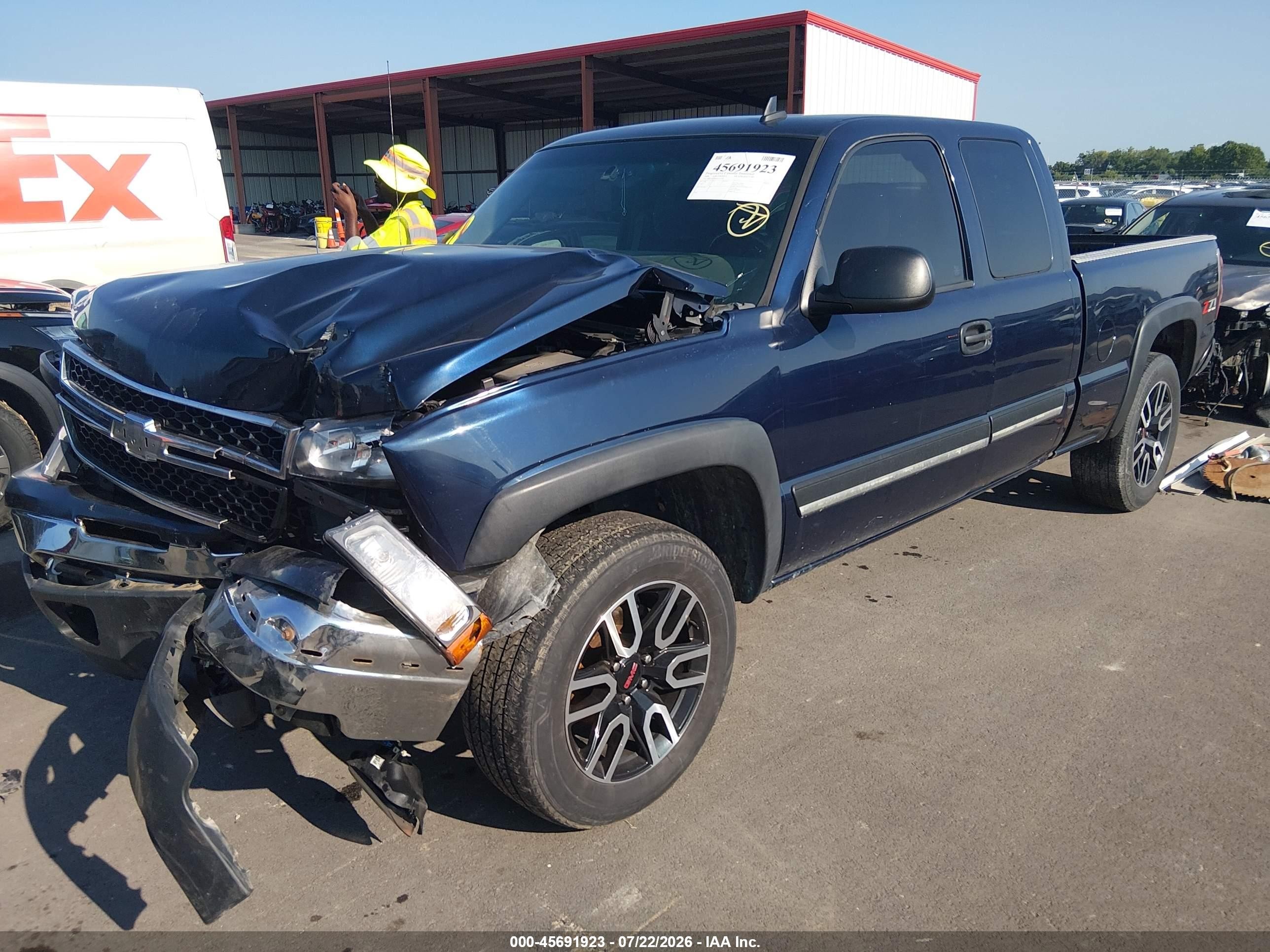 2006 Chevrolet Silverado 1500 Lt2 Синий vin: 2GCEK19B961113355