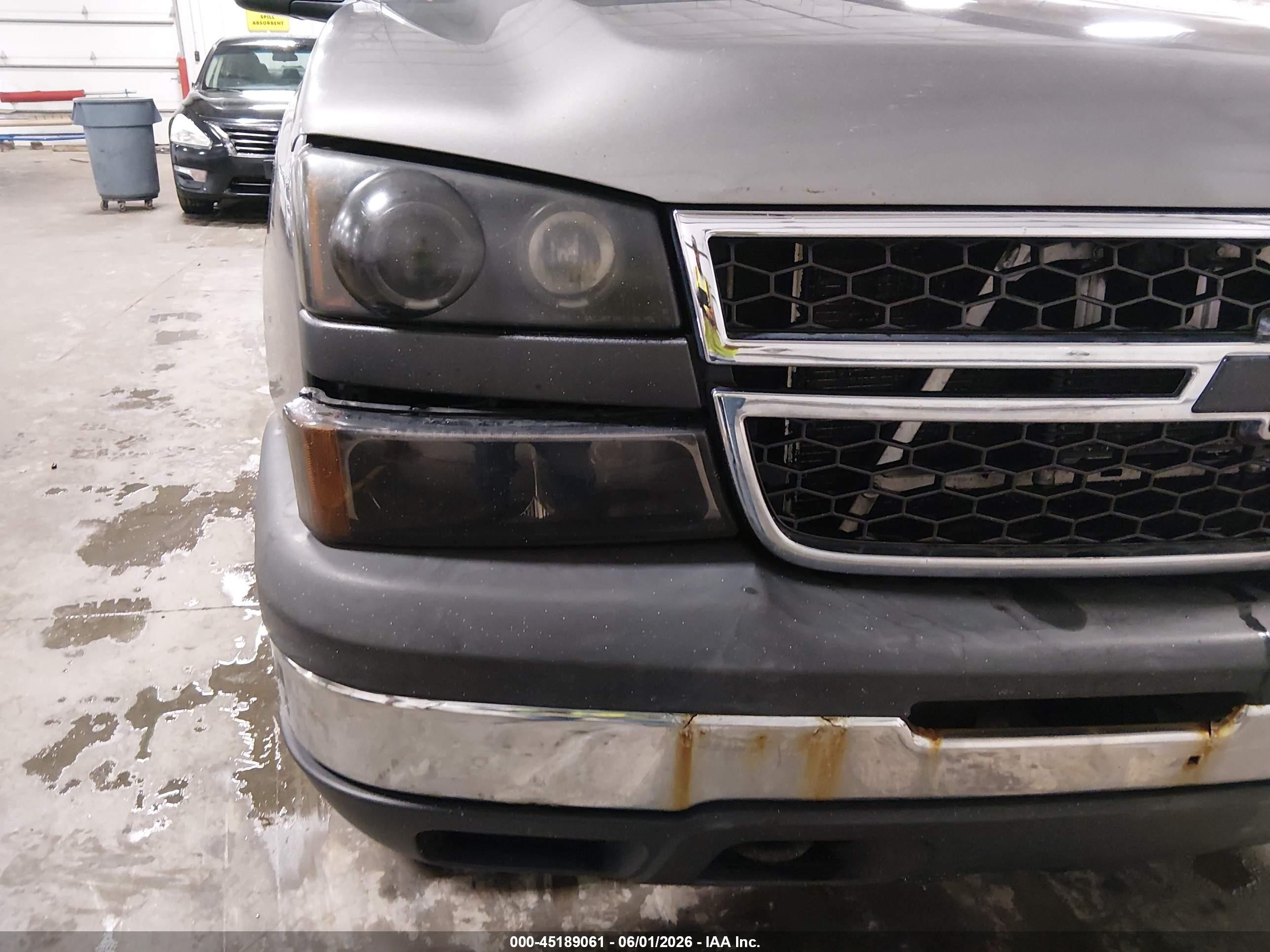 2006 Chevrolet Silverado 1500 Ls Gray vin: 2GCEK19B961286230