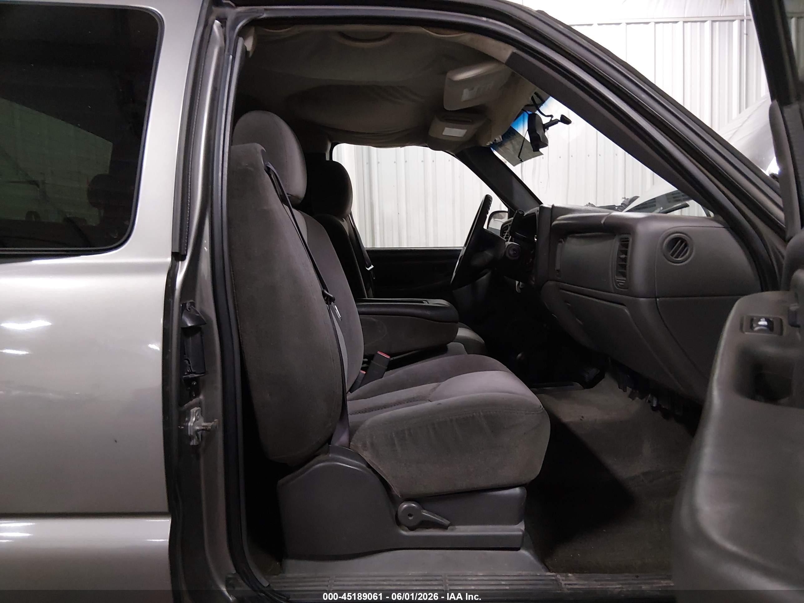 2006 Chevrolet Silverado 1500 Ls Gray vin: 2GCEK19B961286230