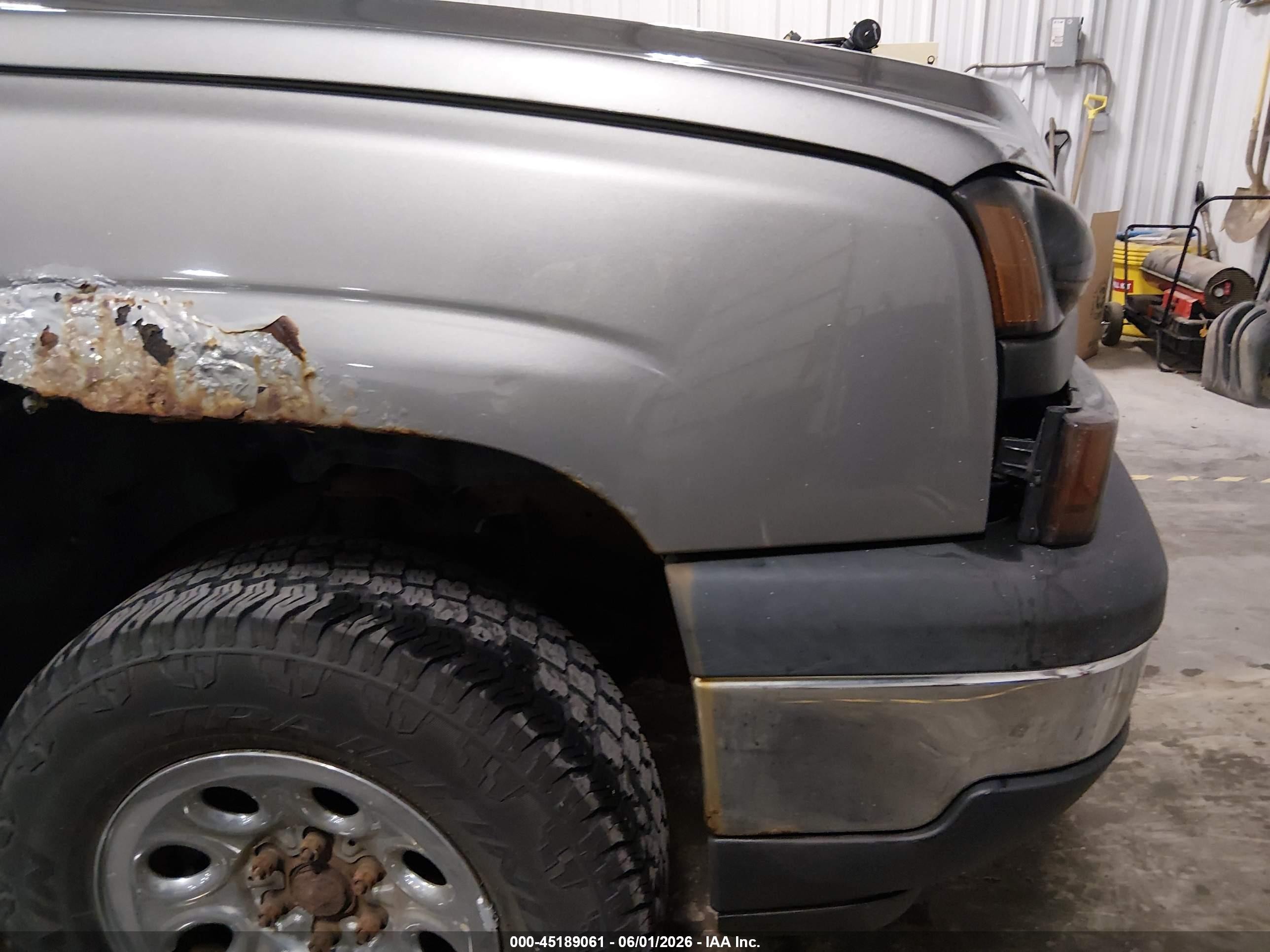 2006 Chevrolet Silverado 1500 Ls Gray vin: 2GCEK19B961286230