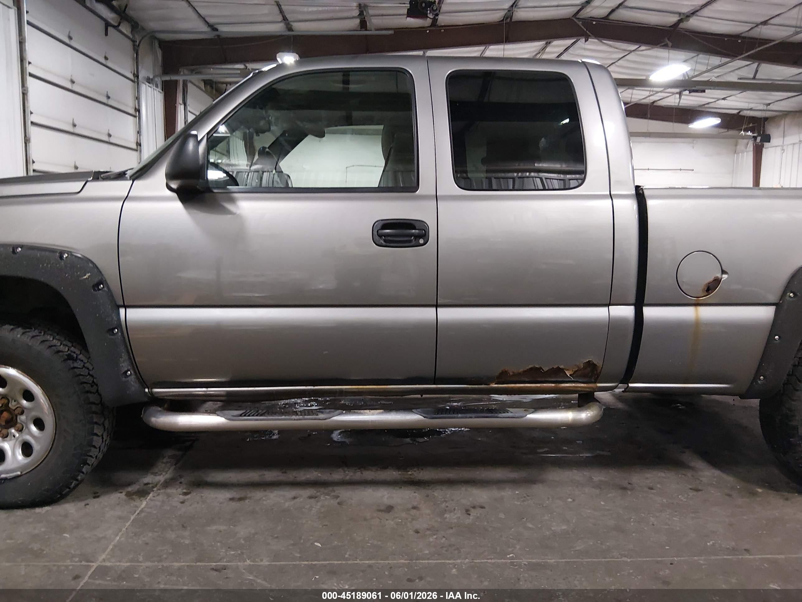 2006 Chevrolet Silverado 1500 Ls Gray vin: 2GCEK19B961286230