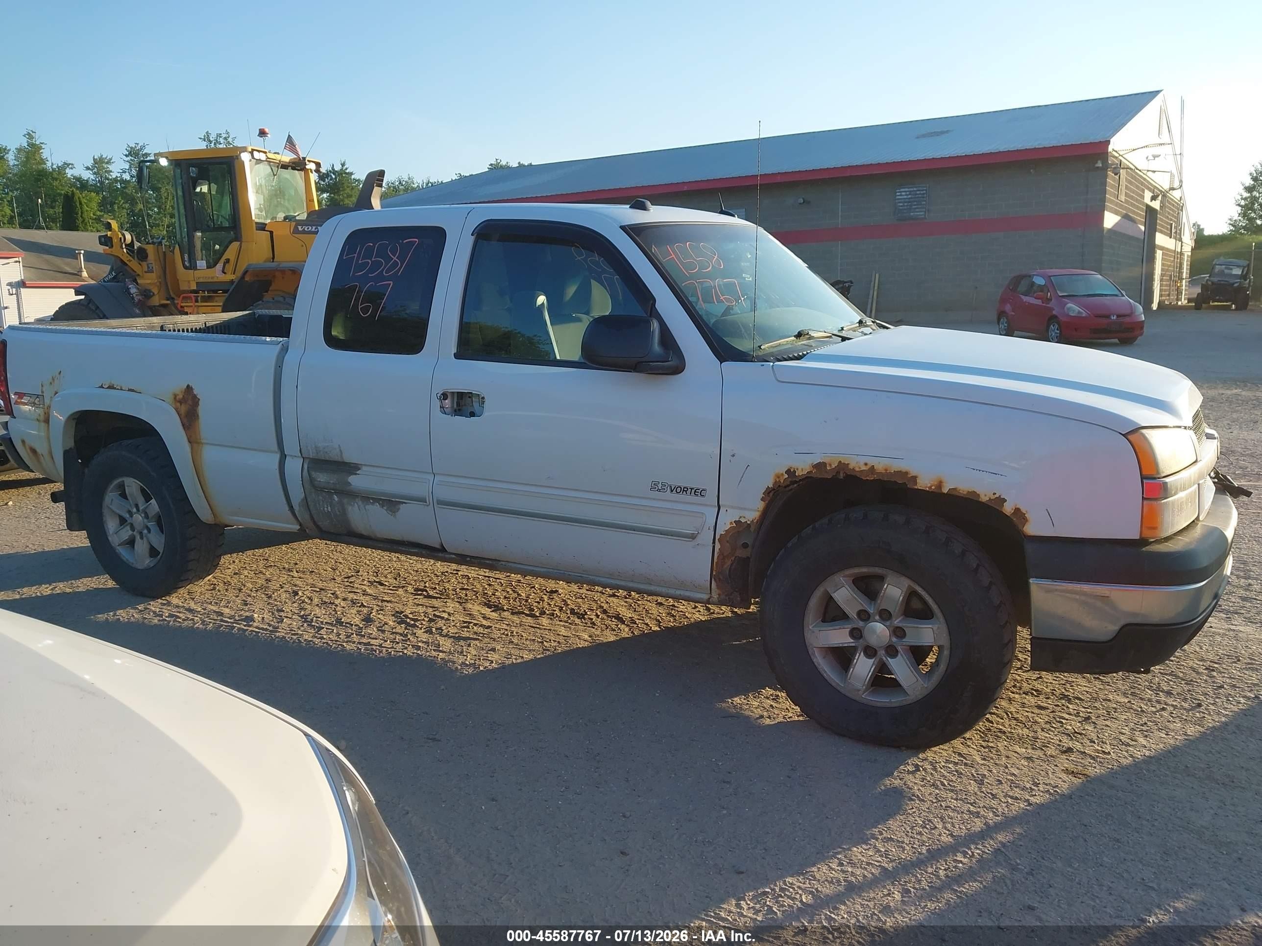 2005 Chevrolet Silverado 1500 Z71 White vin: 2GCEK19BX51229341