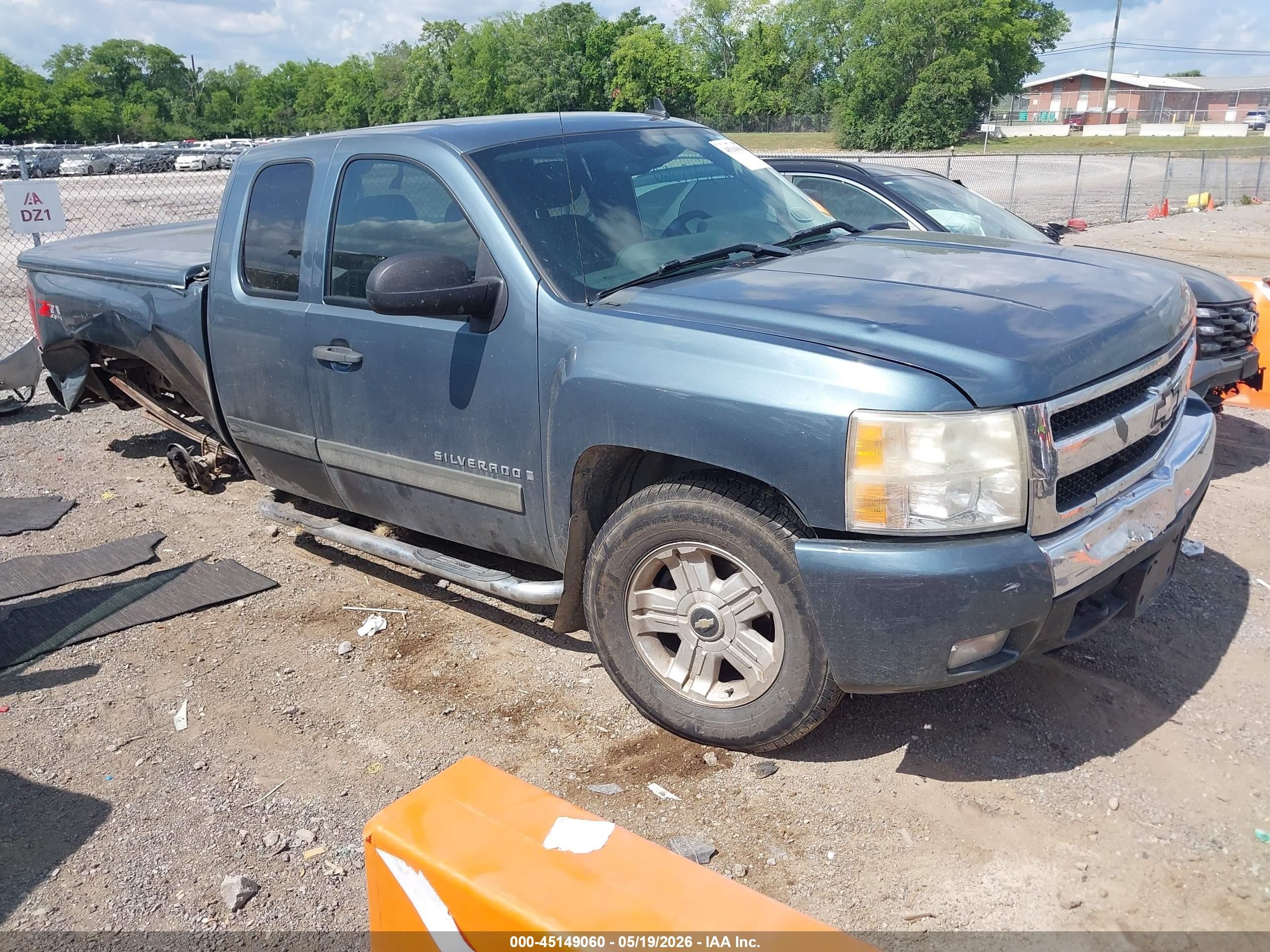 2007 Chevrolet Silverado 1500 Lt1 Blue vin: 2GCEK19C971713920