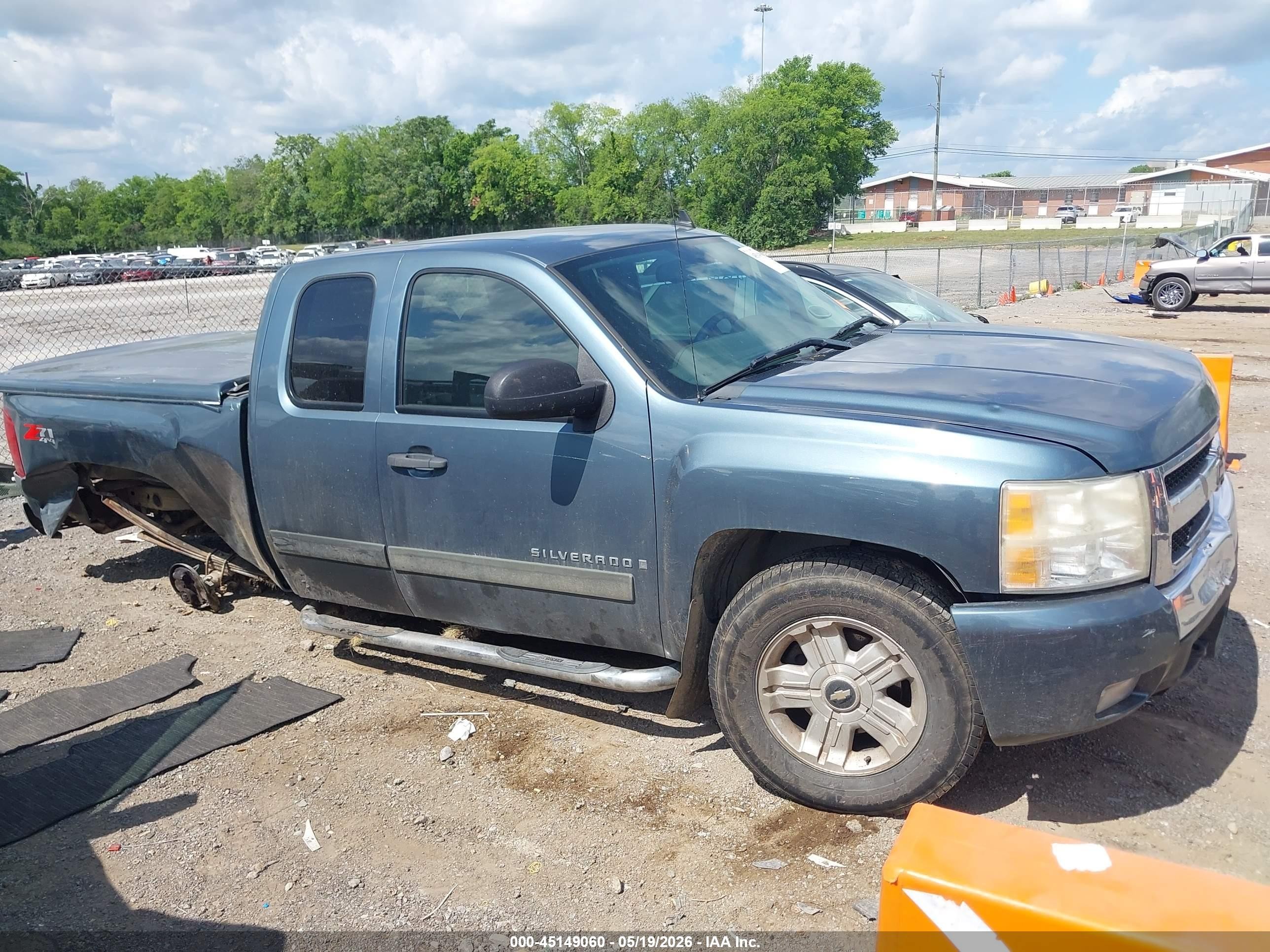 2007 Chevrolet Silverado 1500 Lt1 Blue vin: 2GCEK19C971713920