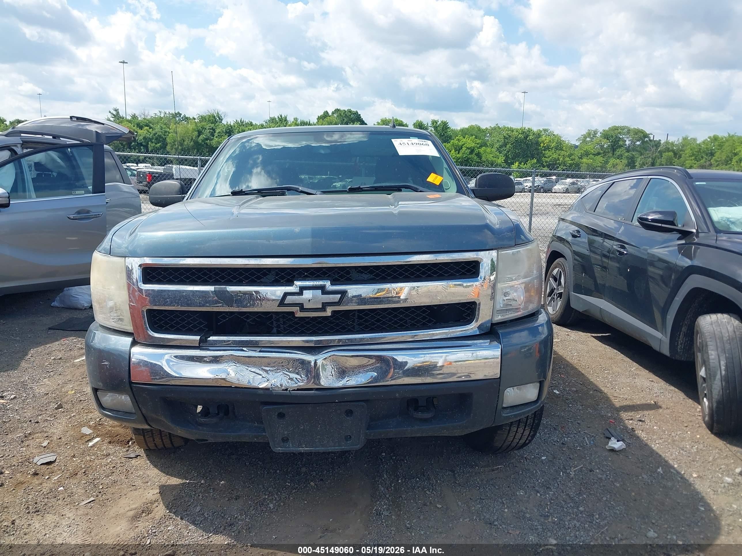 2007 Chevrolet Silverado 1500 Lt1 Blue vin: 2GCEK19C971713920