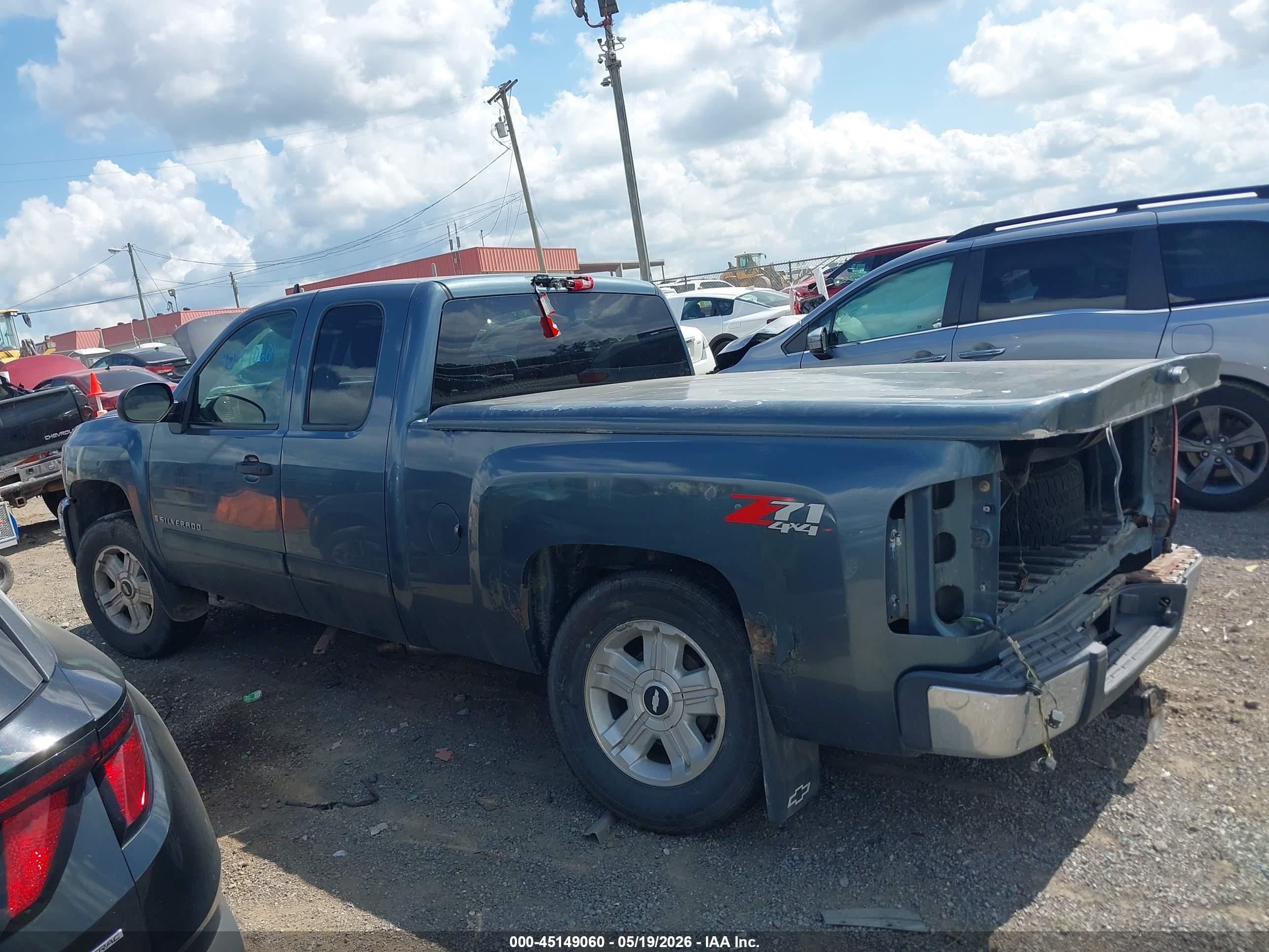 2007 Chevrolet Silverado 1500 Lt1 Blue vin: 2GCEK19C971713920