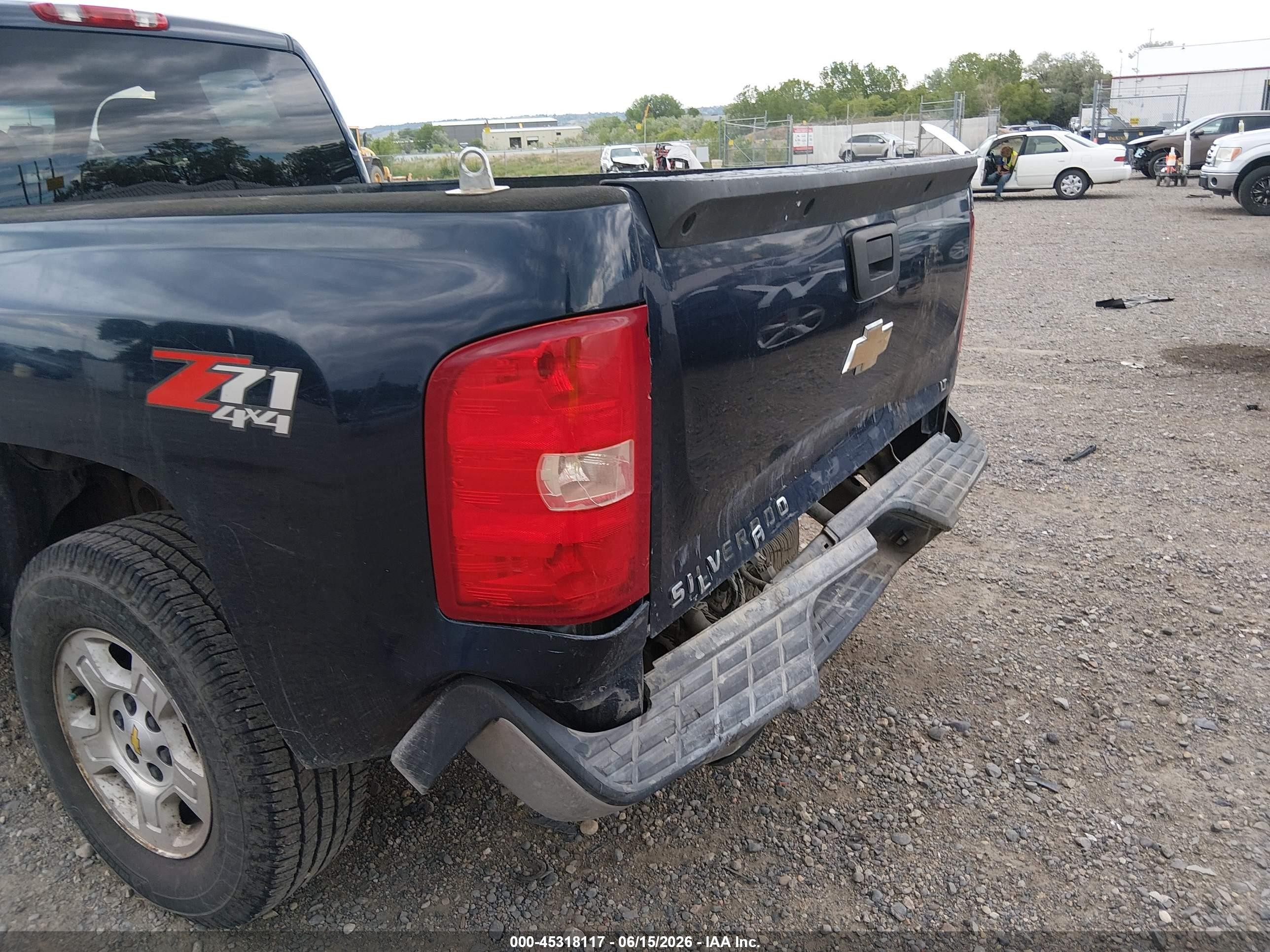 2008 Chevrolet Silverado 1500 Lt1 Синий vin: 2GCEK19J081290449