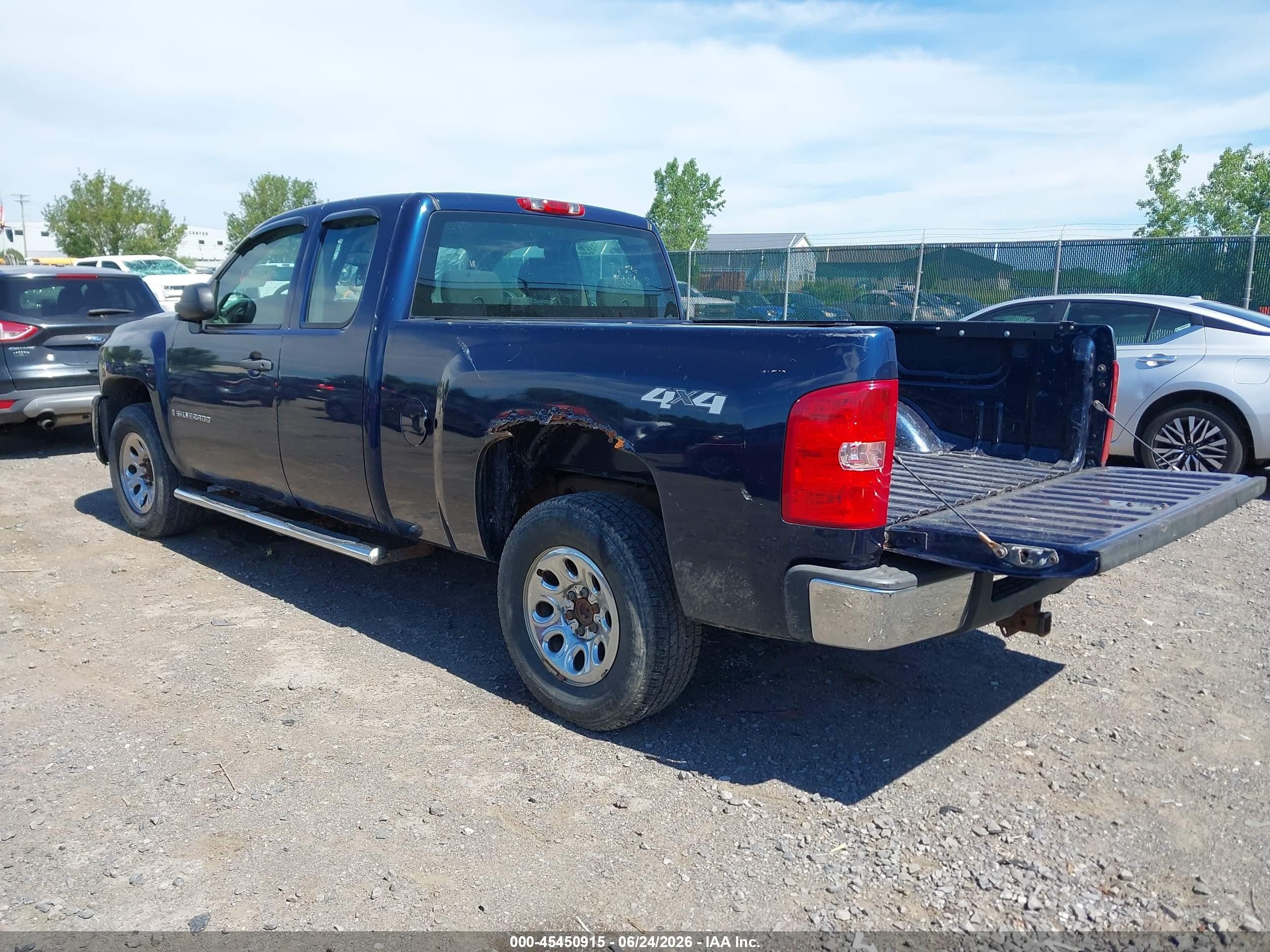 2008 Chevrolet Silverado 1500 Work Truck Blue vin: 2GCEK19J181112193