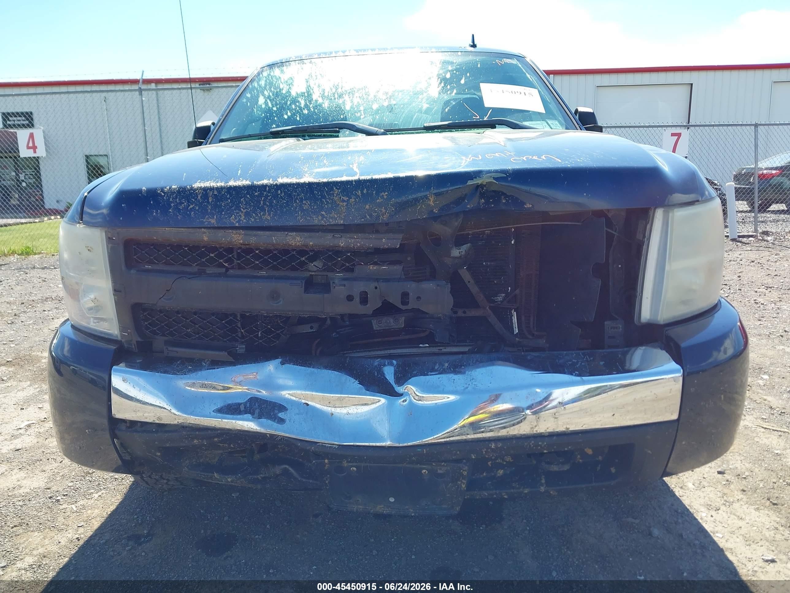 2008 Chevrolet Silverado 1500 Work Truck Blue vin: 2GCEK19J181112193