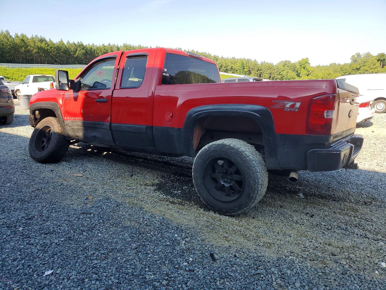 2008 Chevrolet Silverado Red vin: 2GCEK19J181133383