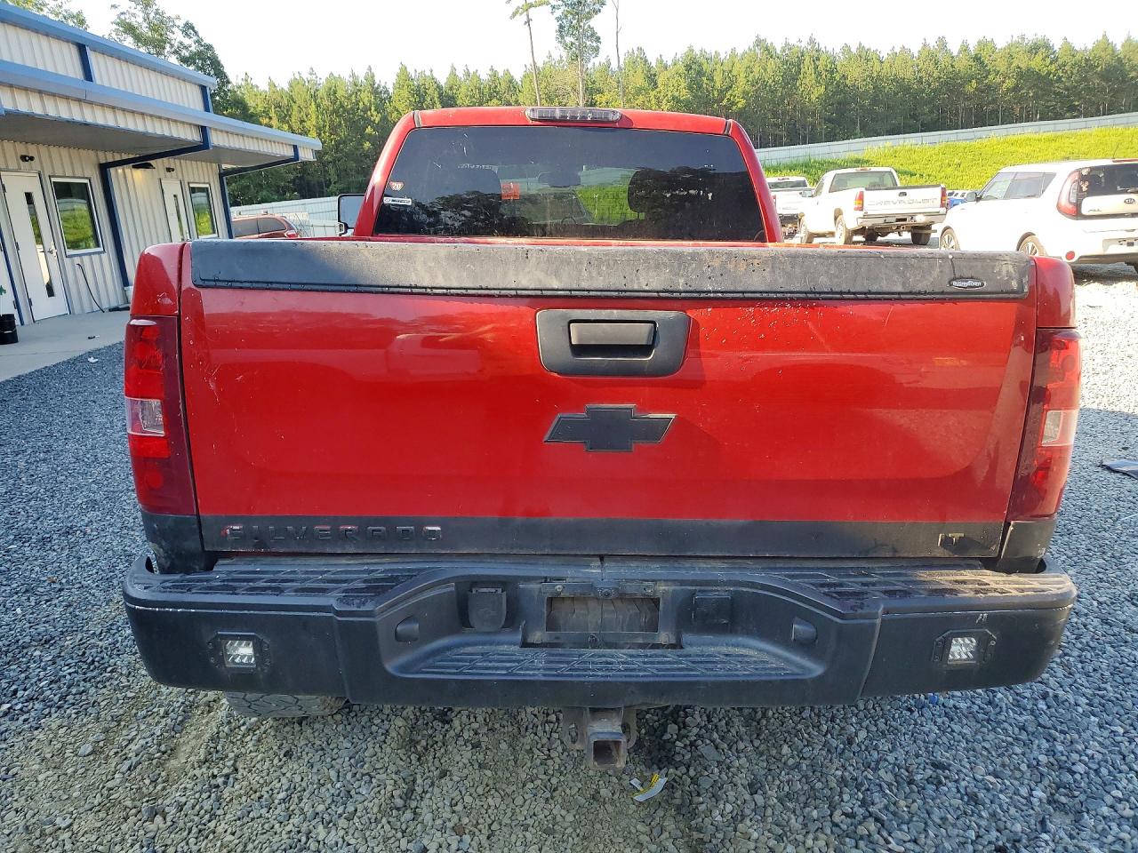2008 Chevrolet Silverado Red vin: 2GCEK19J181133383