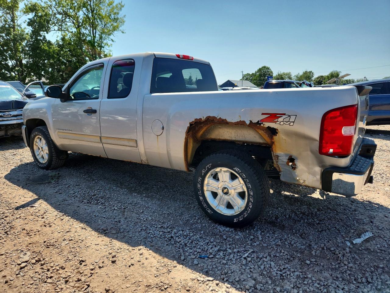 2008 Chevrolet Silverado K1500 Silver vin: 2GCEK19J181176699