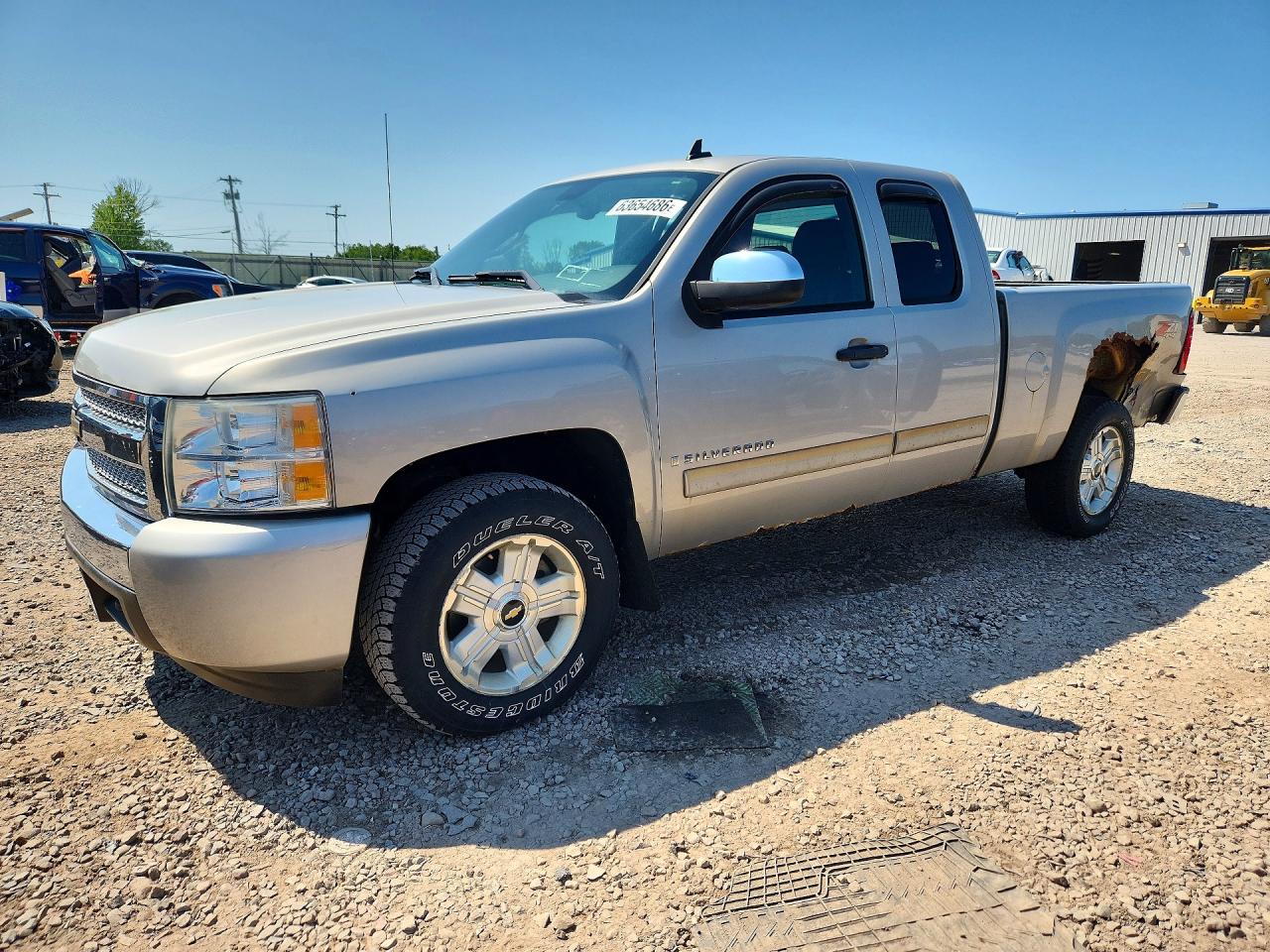 2008 Chevrolet Silverado K1500 Silver vin: 2GCEK19J181176699