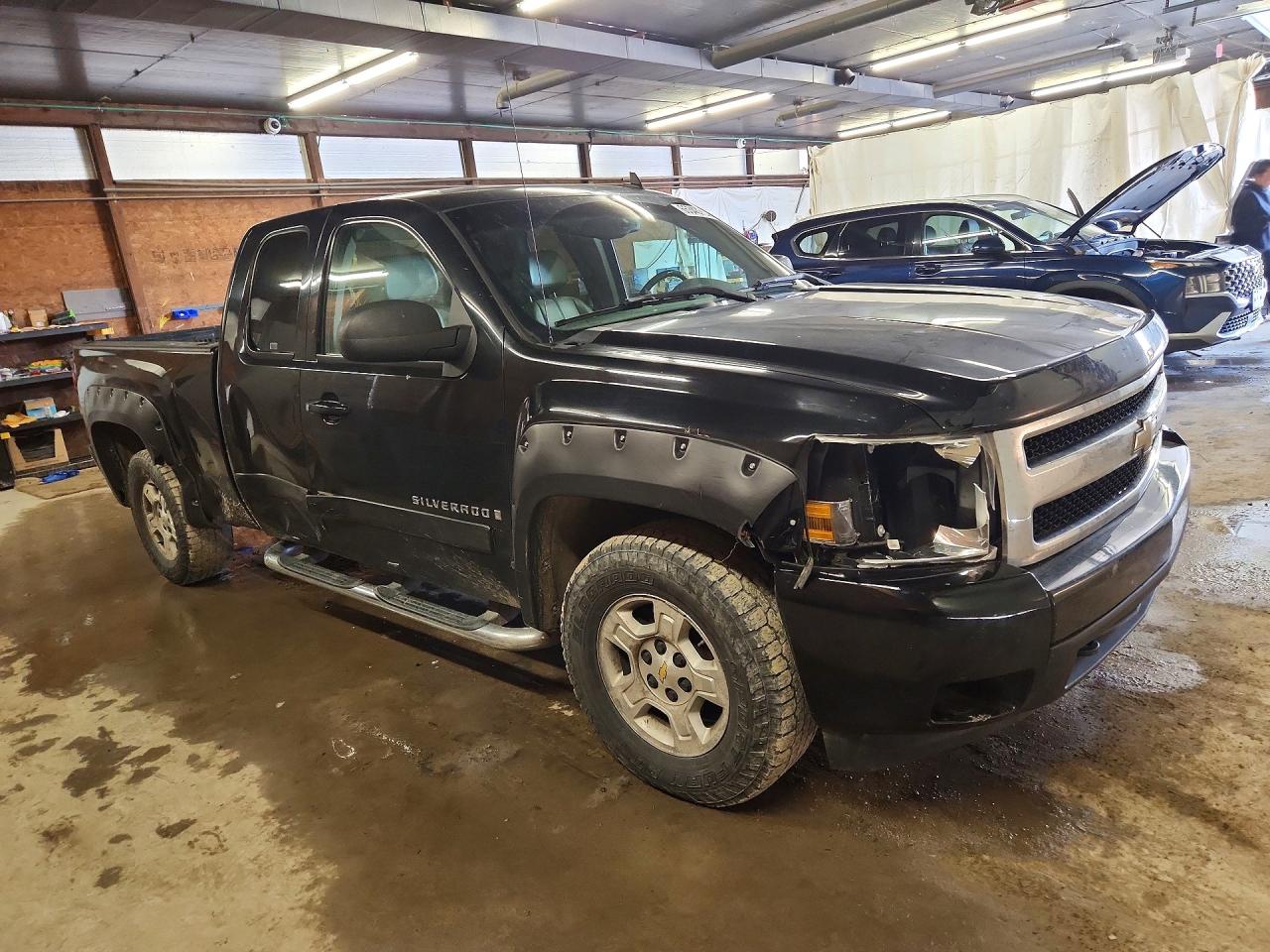 2008 Chevrolet Silverado K1500 Black vin: 2GCEK19J181191252