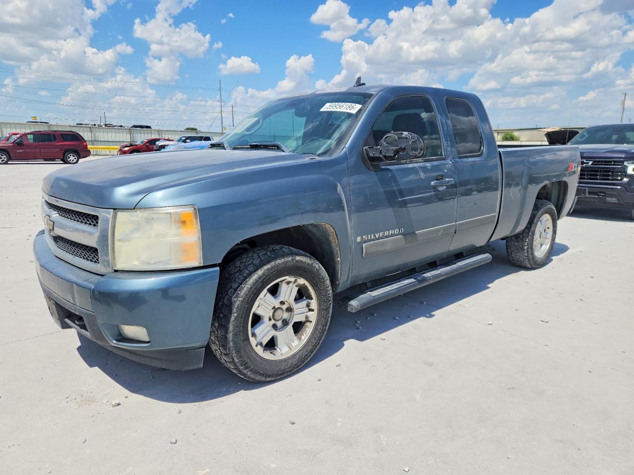 2008 Chevrolet Silverado K1500 Teal vin: 2GCEK19J181290878