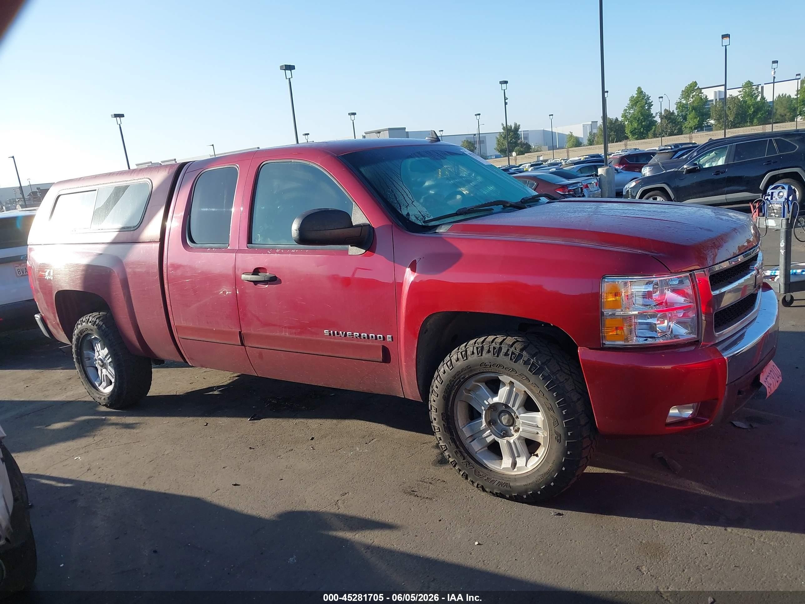 2007 Chevrolet Silverado 1500 Lt1 Red vin: 2GCEK19J271561378