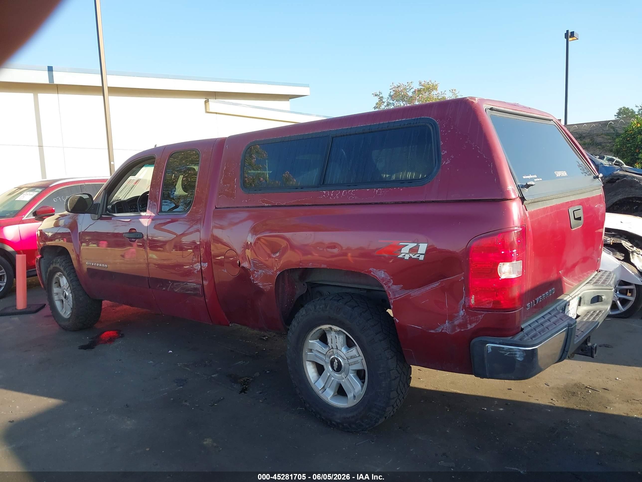2007 Chevrolet Silverado 1500 Lt1 Red vin: 2GCEK19J271561378