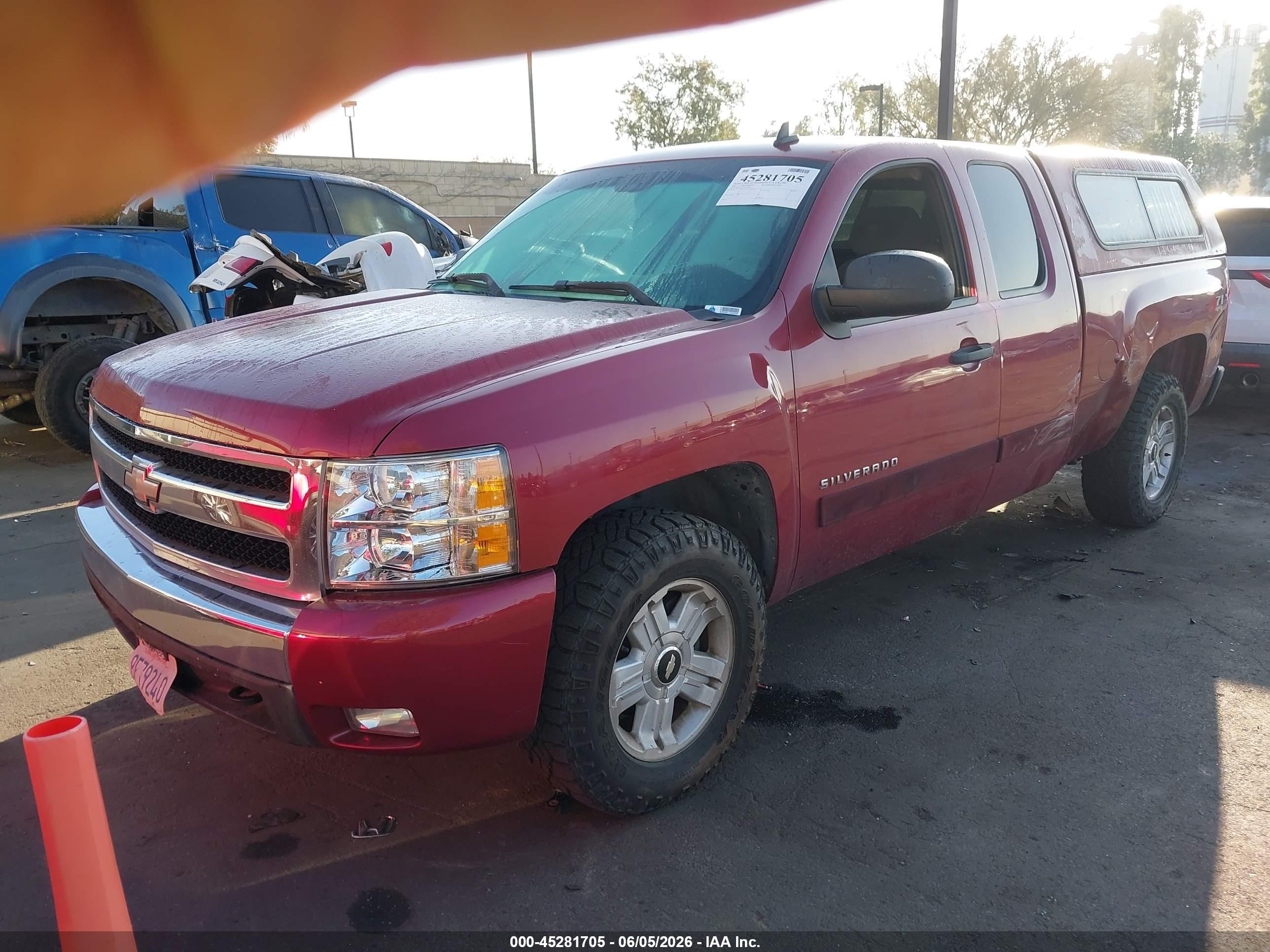 2007 Chevrolet Silverado 1500 Lt1 Red vin: 2GCEK19J271561378