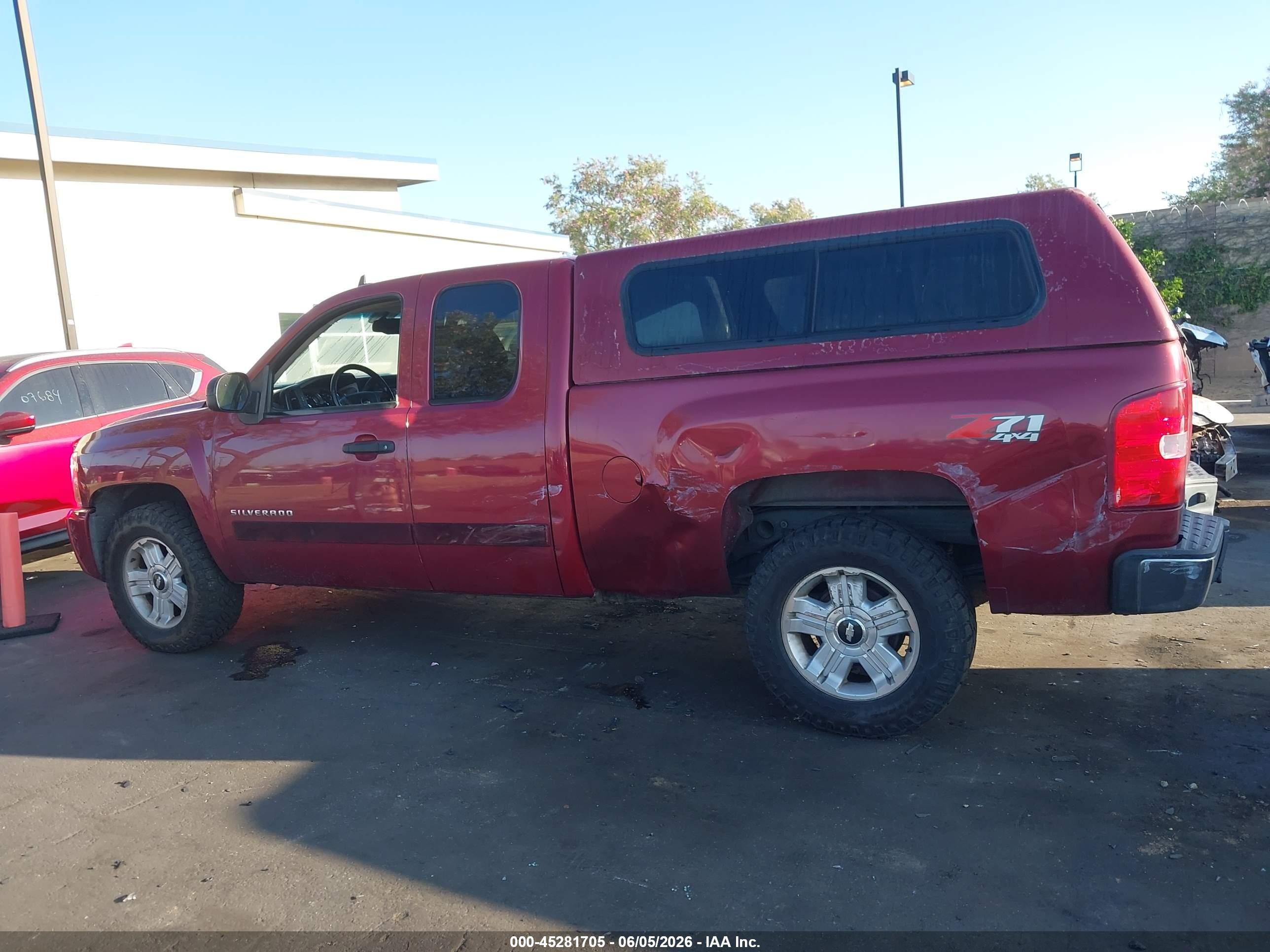 2007 Chevrolet Silverado 1500 Lt1 Red vin: 2GCEK19J271561378
