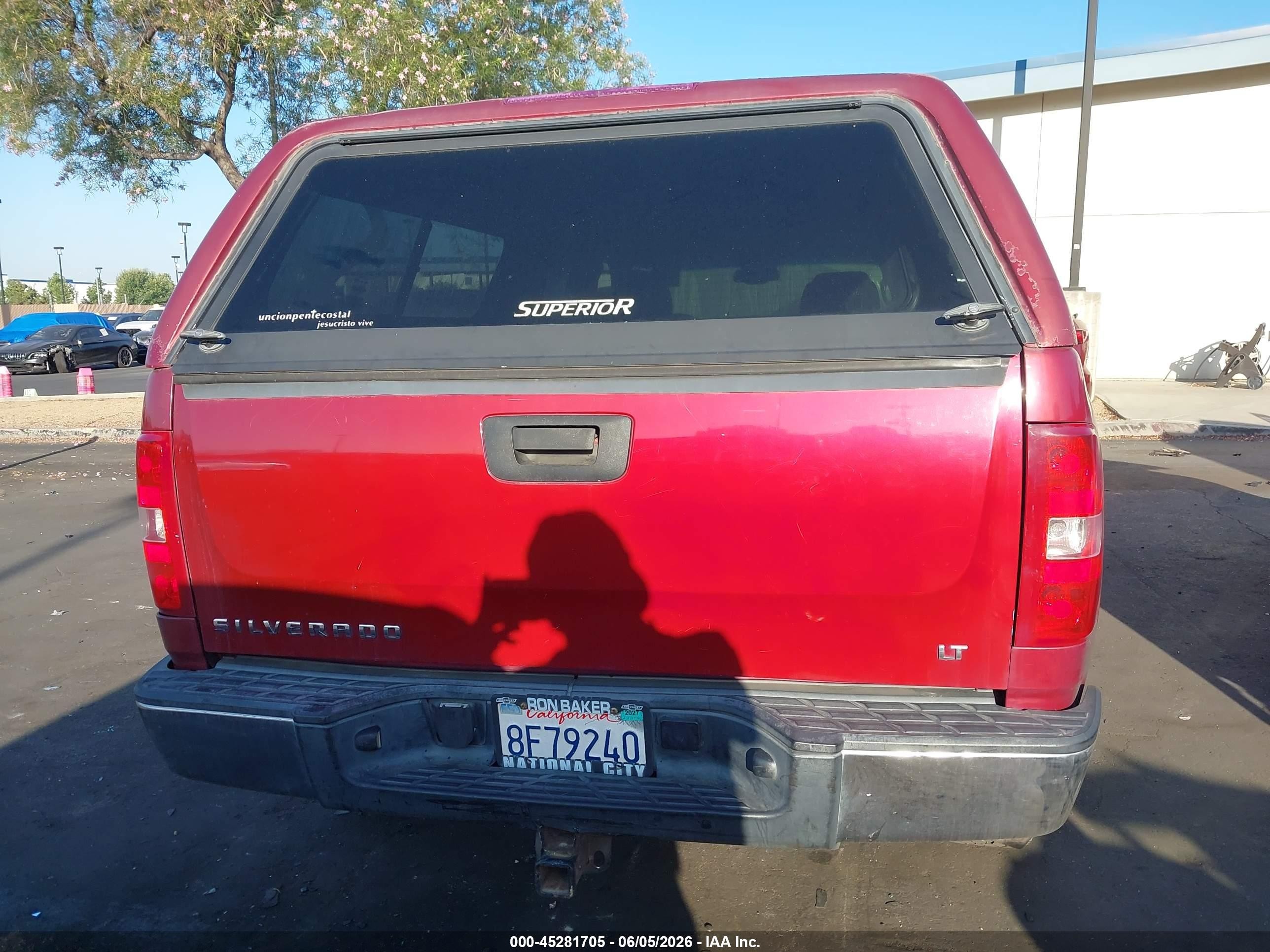 2007 Chevrolet Silverado 1500 Lt1 Red vin: 2GCEK19J271561378