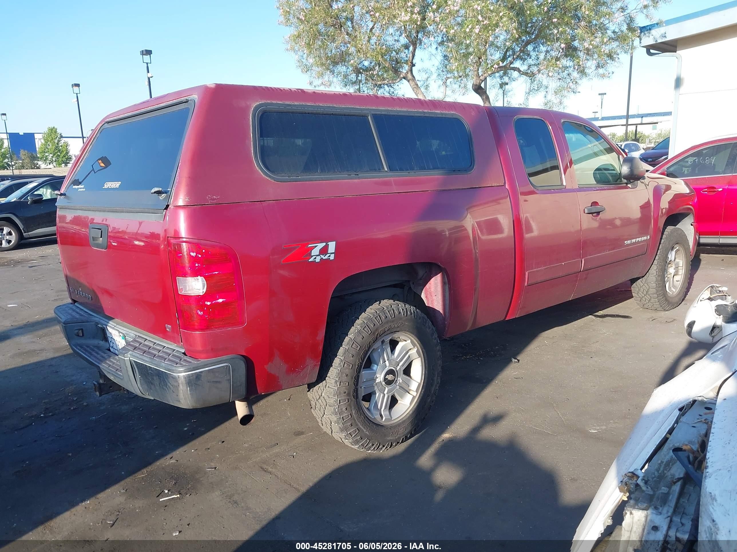2007 Chevrolet Silverado 1500 Lt1 Red vin: 2GCEK19J271561378