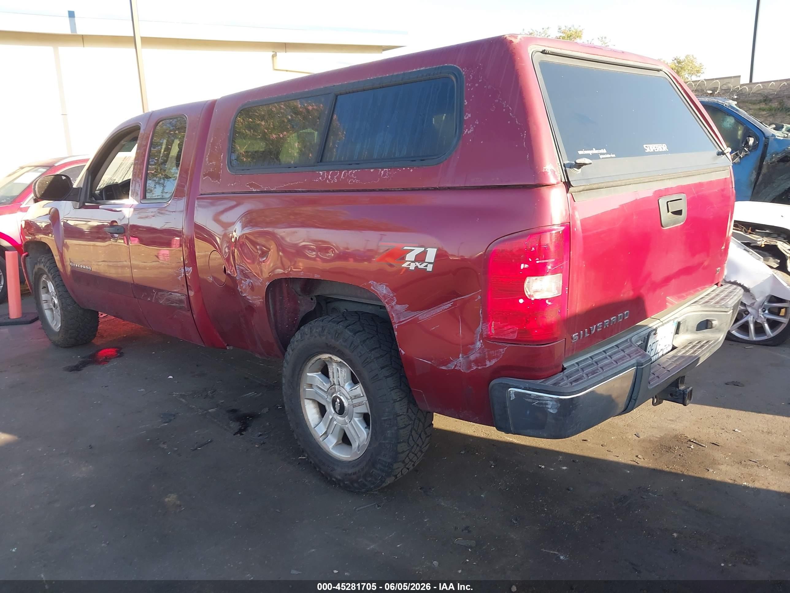 2007 Chevrolet Silverado 1500 Lt1 Red vin: 2GCEK19J271561378