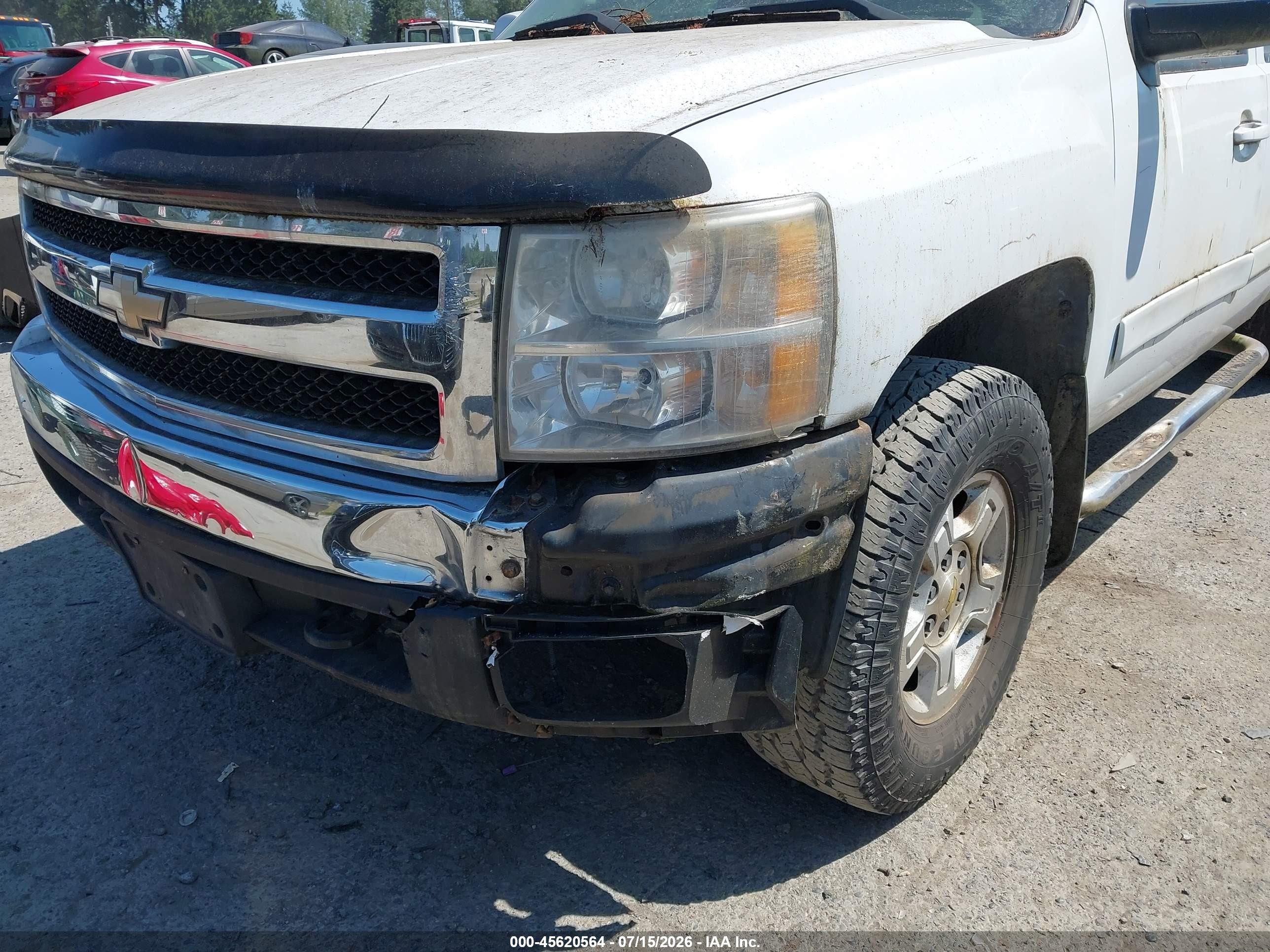 2007 Chevrolet Silverado 1500 Ltz White vin: 2GCEK19J271589794