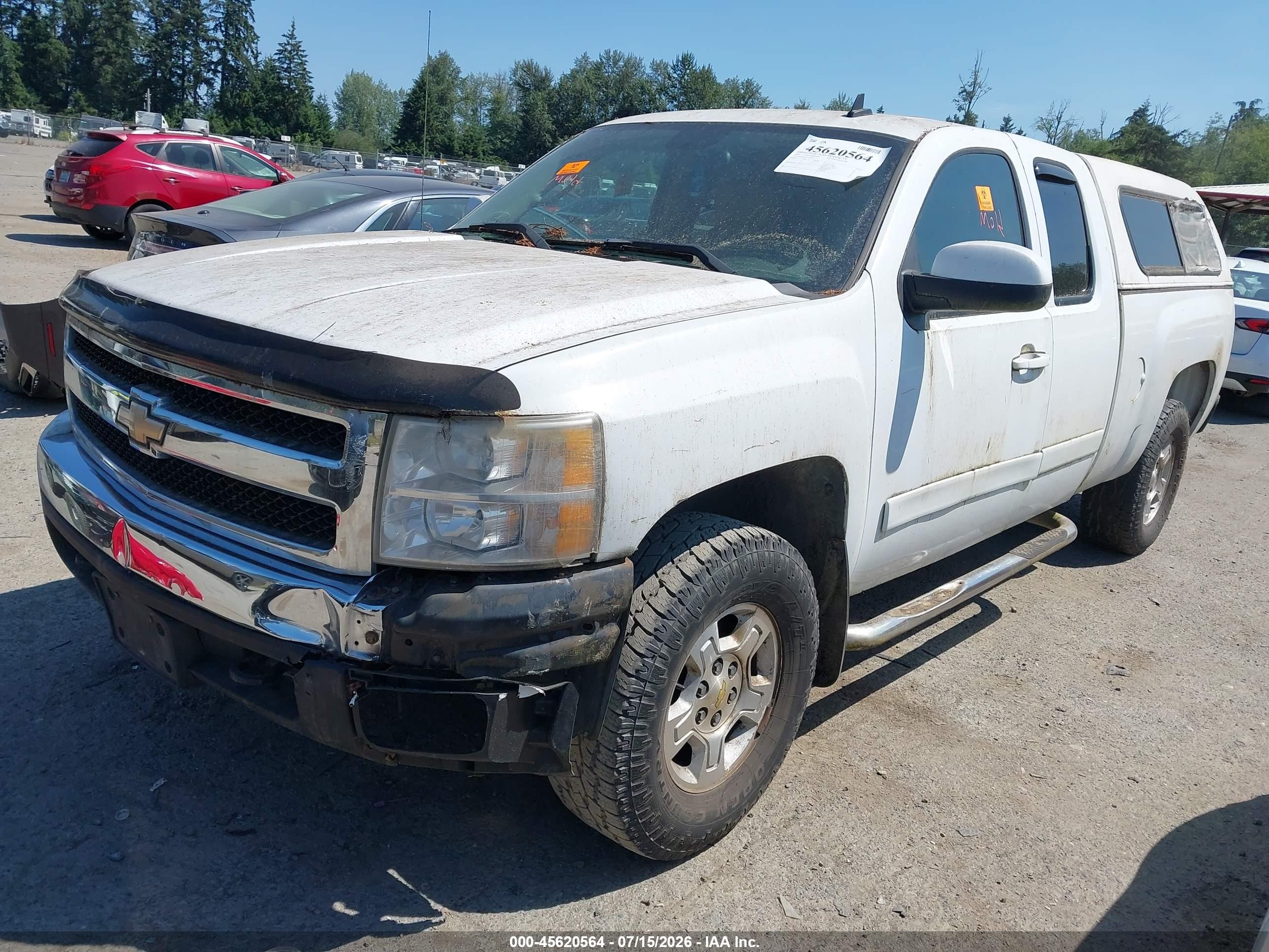 2007 Chevrolet Silverado 1500 Ltz White vin: 2GCEK19J271589794