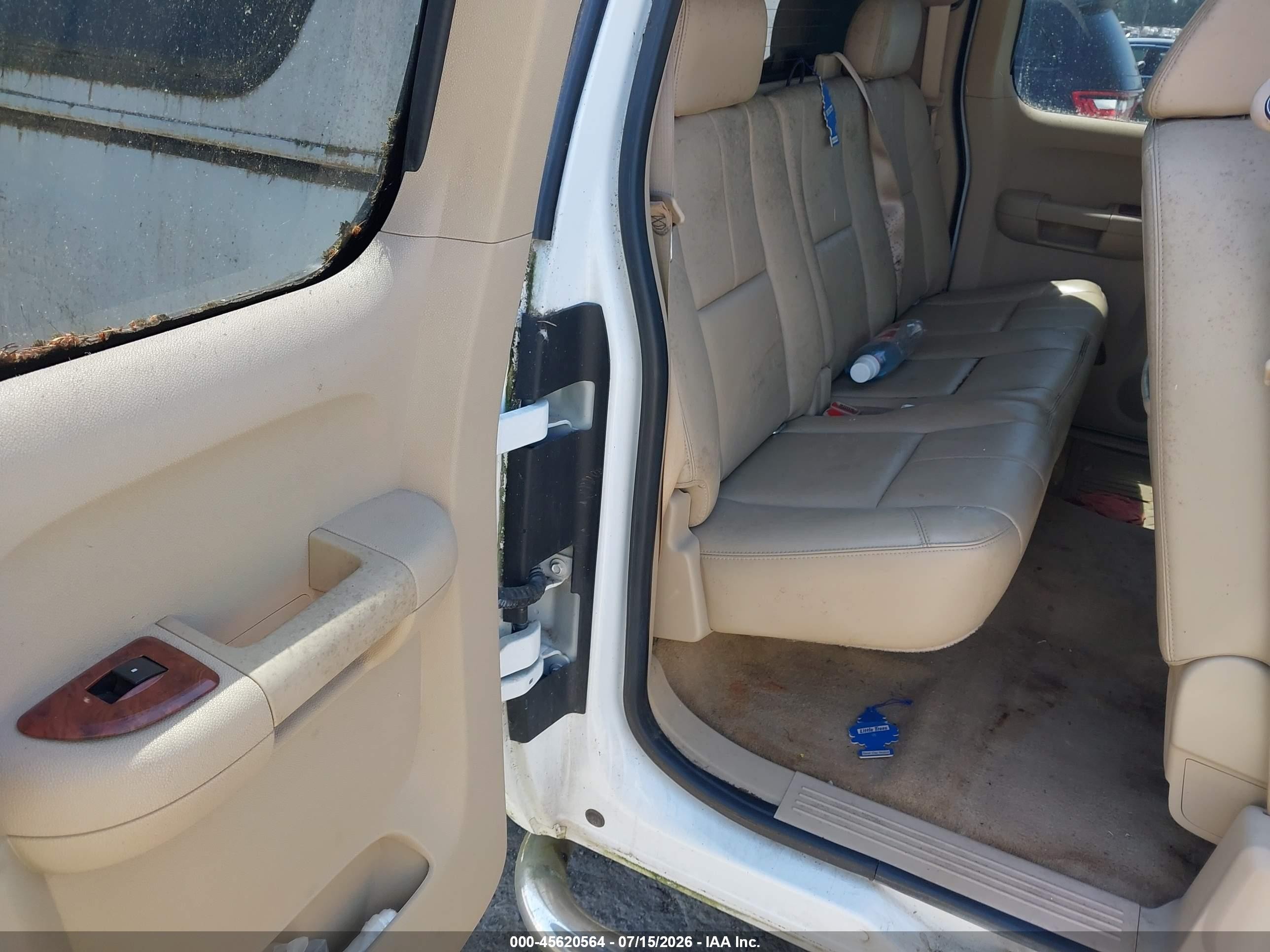 2007 Chevrolet Silverado 1500 Ltz White vin: 2GCEK19J271589794