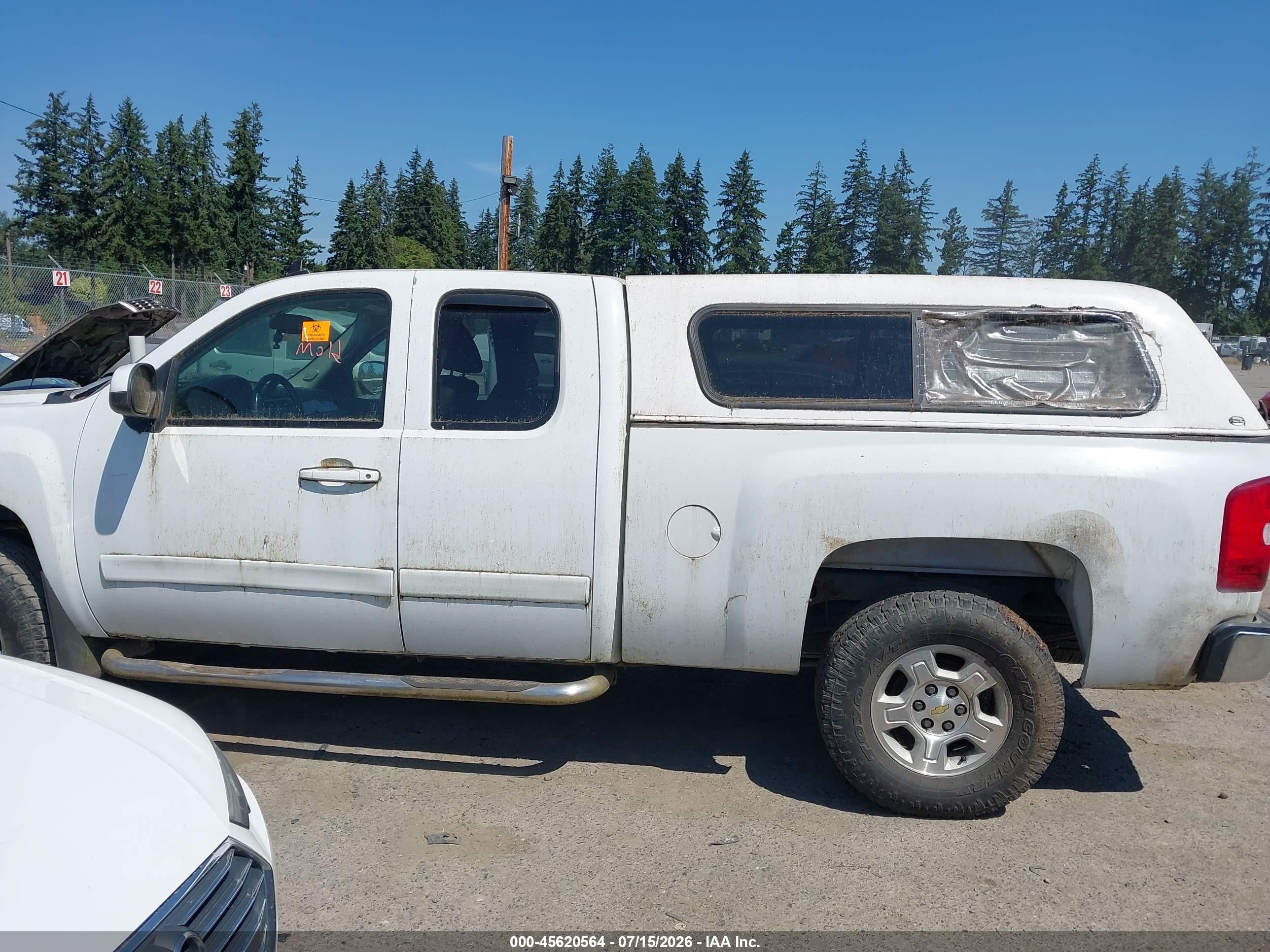 2007 Chevrolet Silverado 1500 Ltz White vin: 2GCEK19J271589794