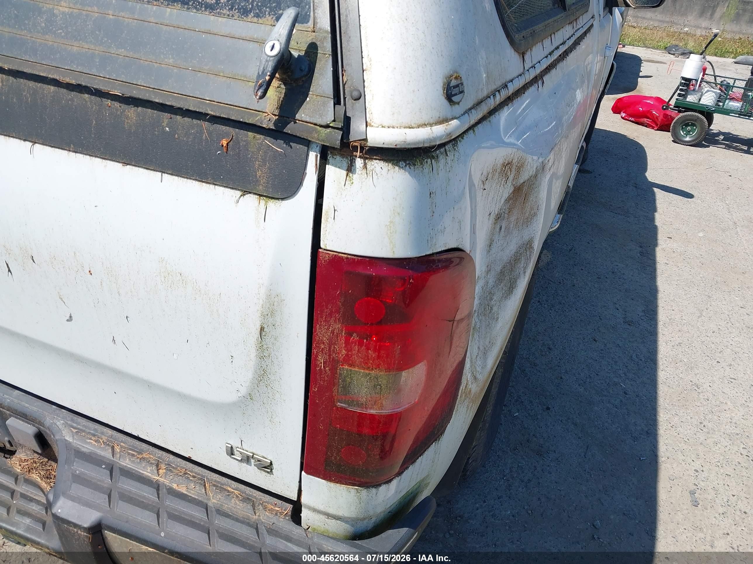 2007 Chevrolet Silverado 1500 Ltz White vin: 2GCEK19J271589794