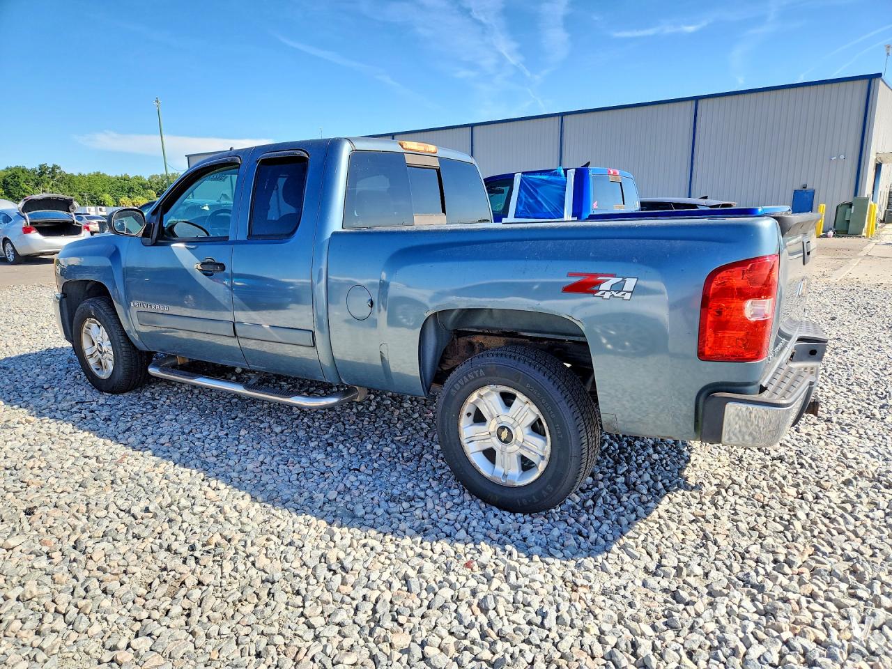 2007 Chevrolet Silverado K1500 Blue vin: 2GCEK19J271724952