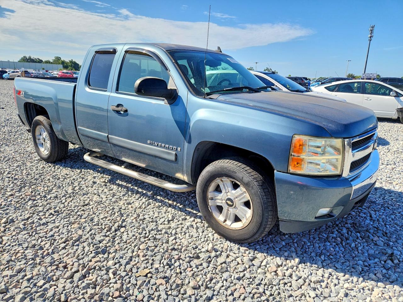 2007 Chevrolet Silverado K1500 Blue vin: 2GCEK19J271724952